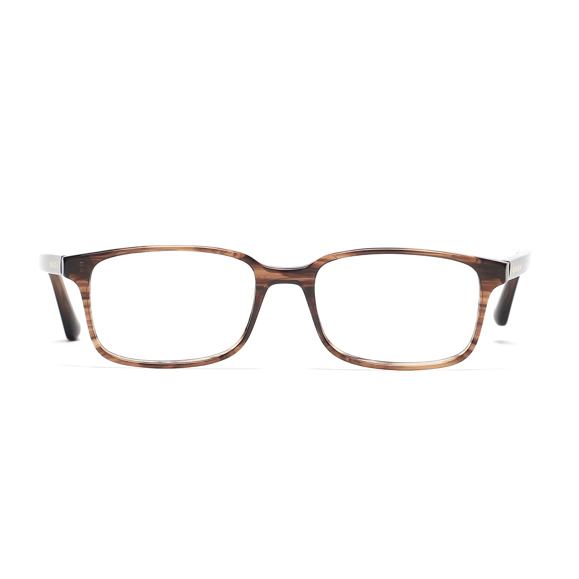 Cavolin Brown Rectangle Eyeglasses