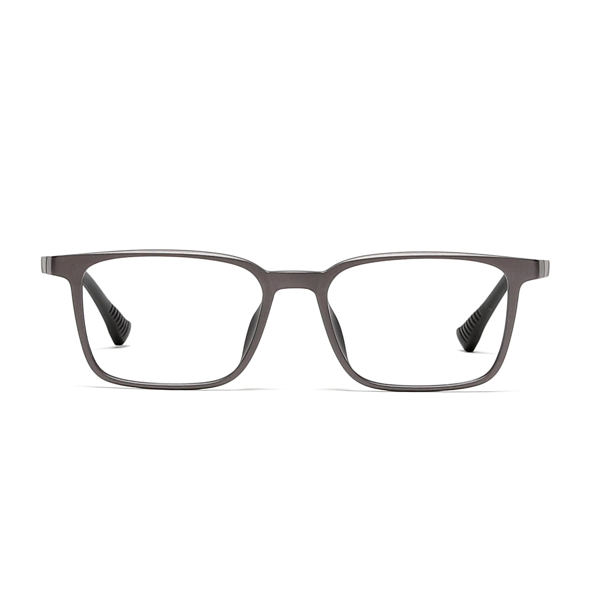 Cavolin Grey Rectangle Eyeglasses