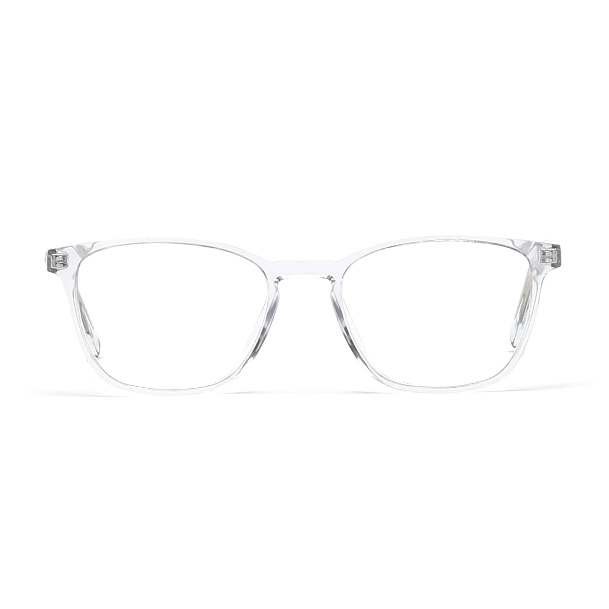 Cavolin Transparent Rectangle Eyeglasses