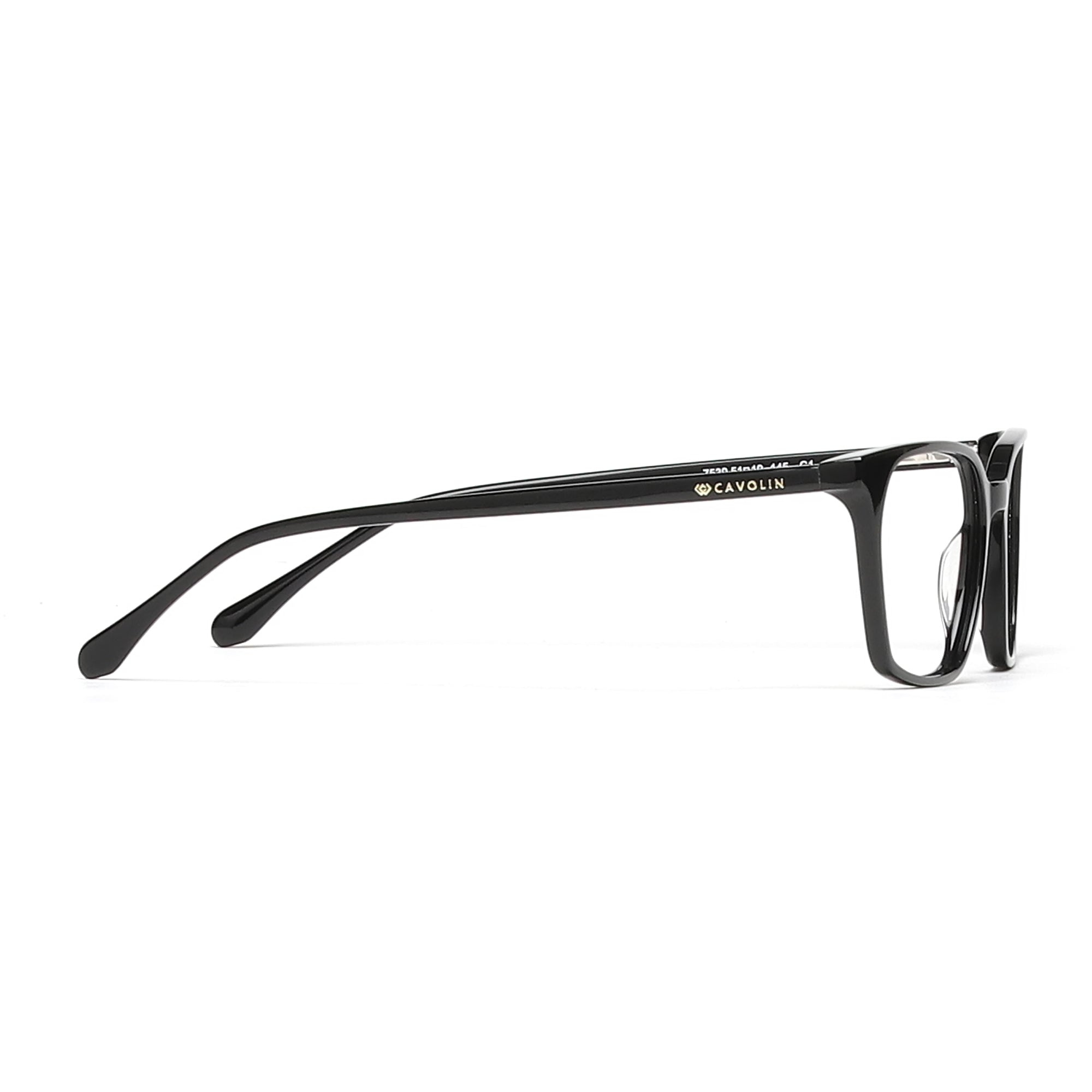Cavolin Black Square Eyeglasses