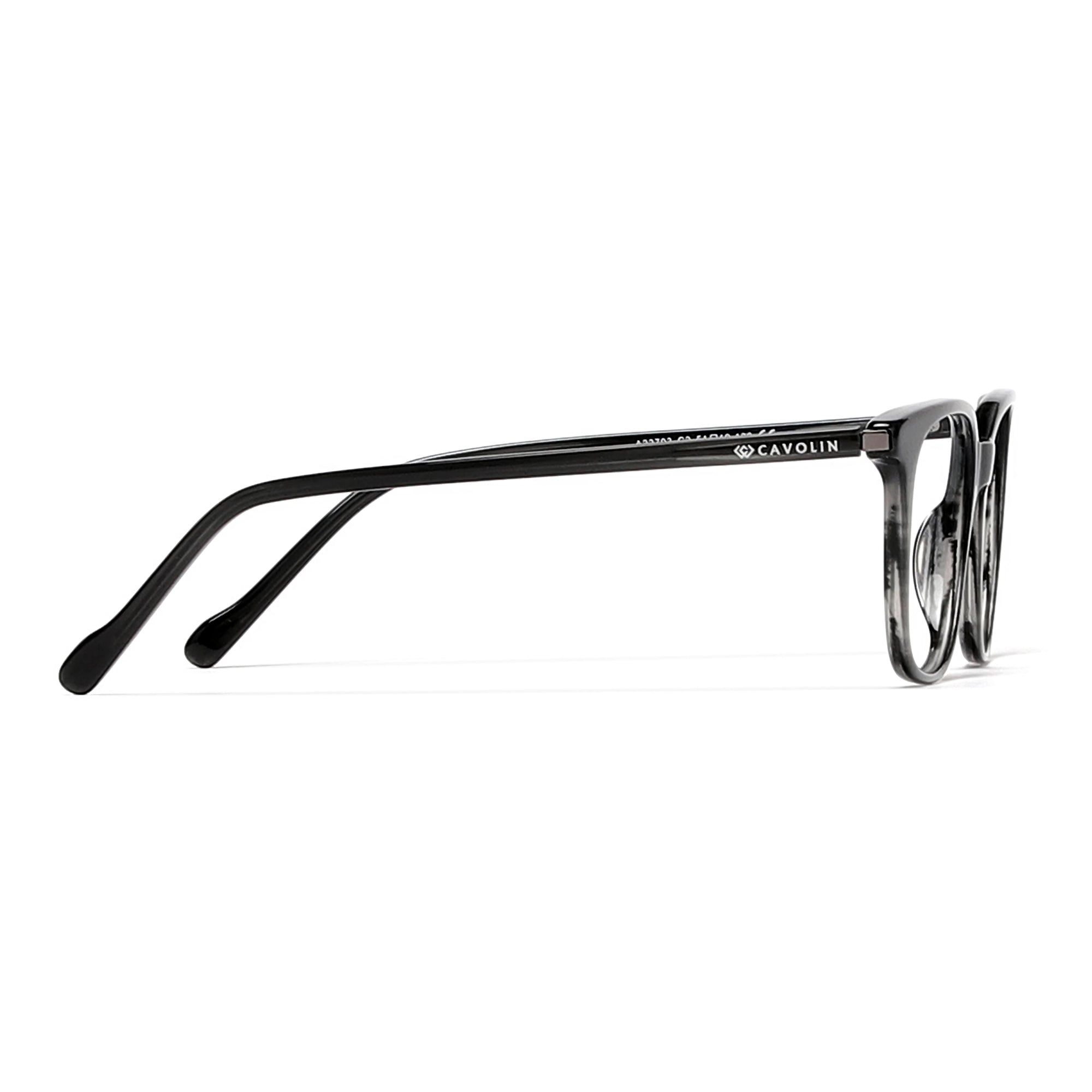 Cavolin Black Square Eyeglasses