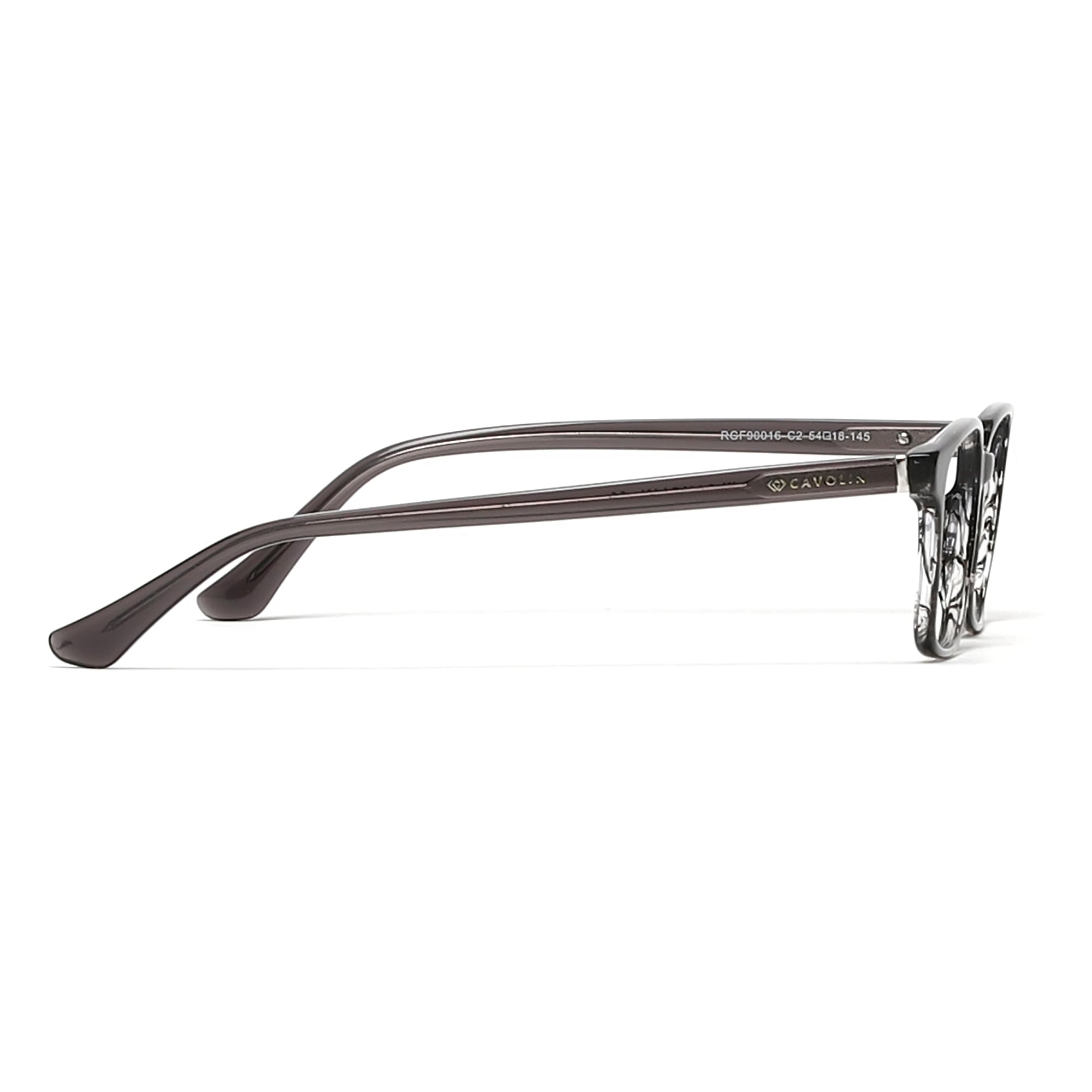 Cavolin Grey Rectangle Eyeglasses
