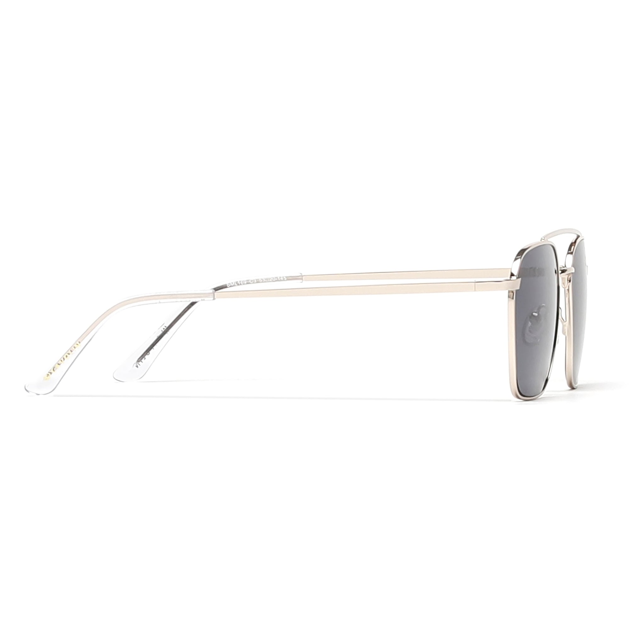 Cavolin Gold Square Sunglasses