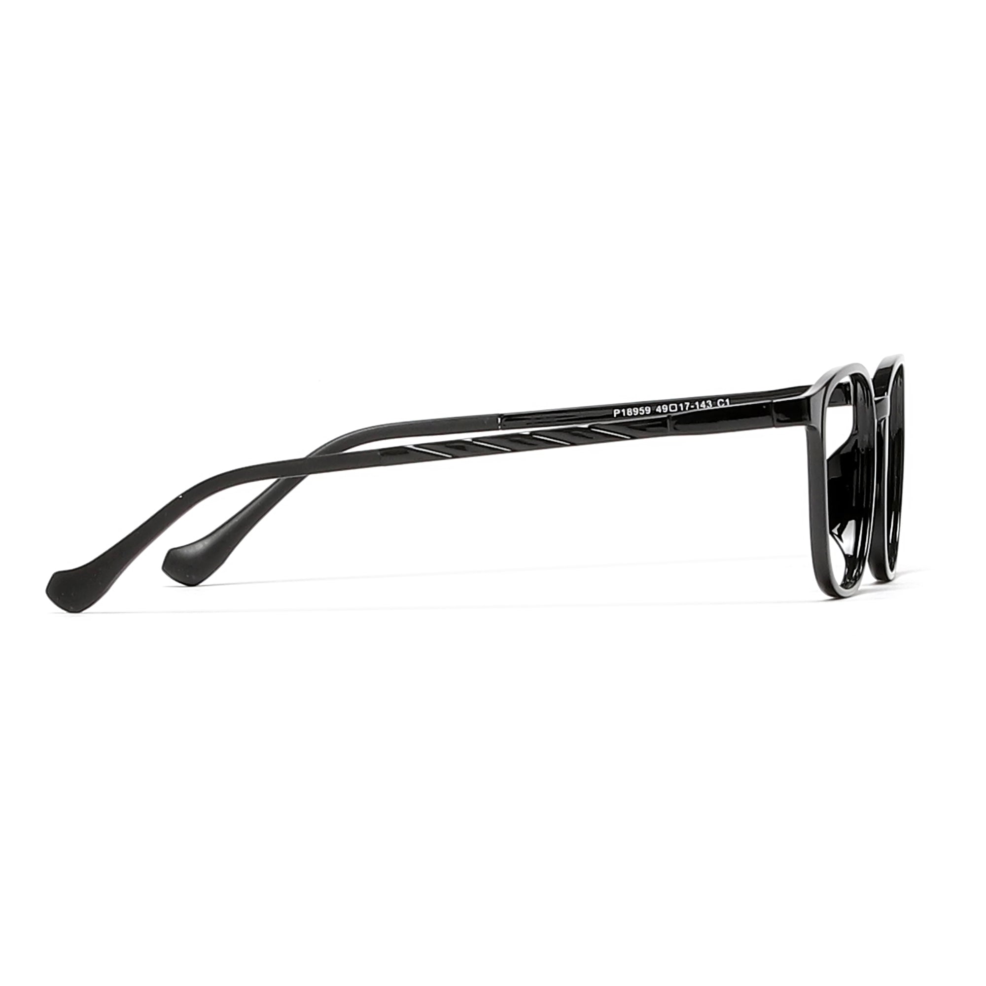 Cavolin Black Square Eyeglasses