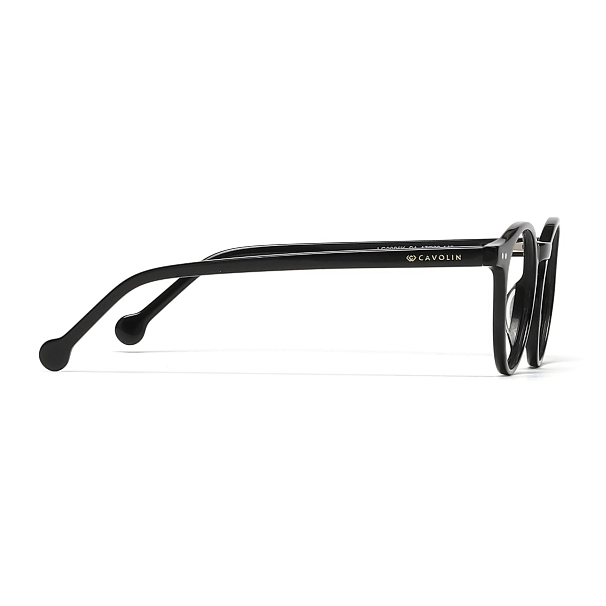 Cavolin Black Round Eyeglasses