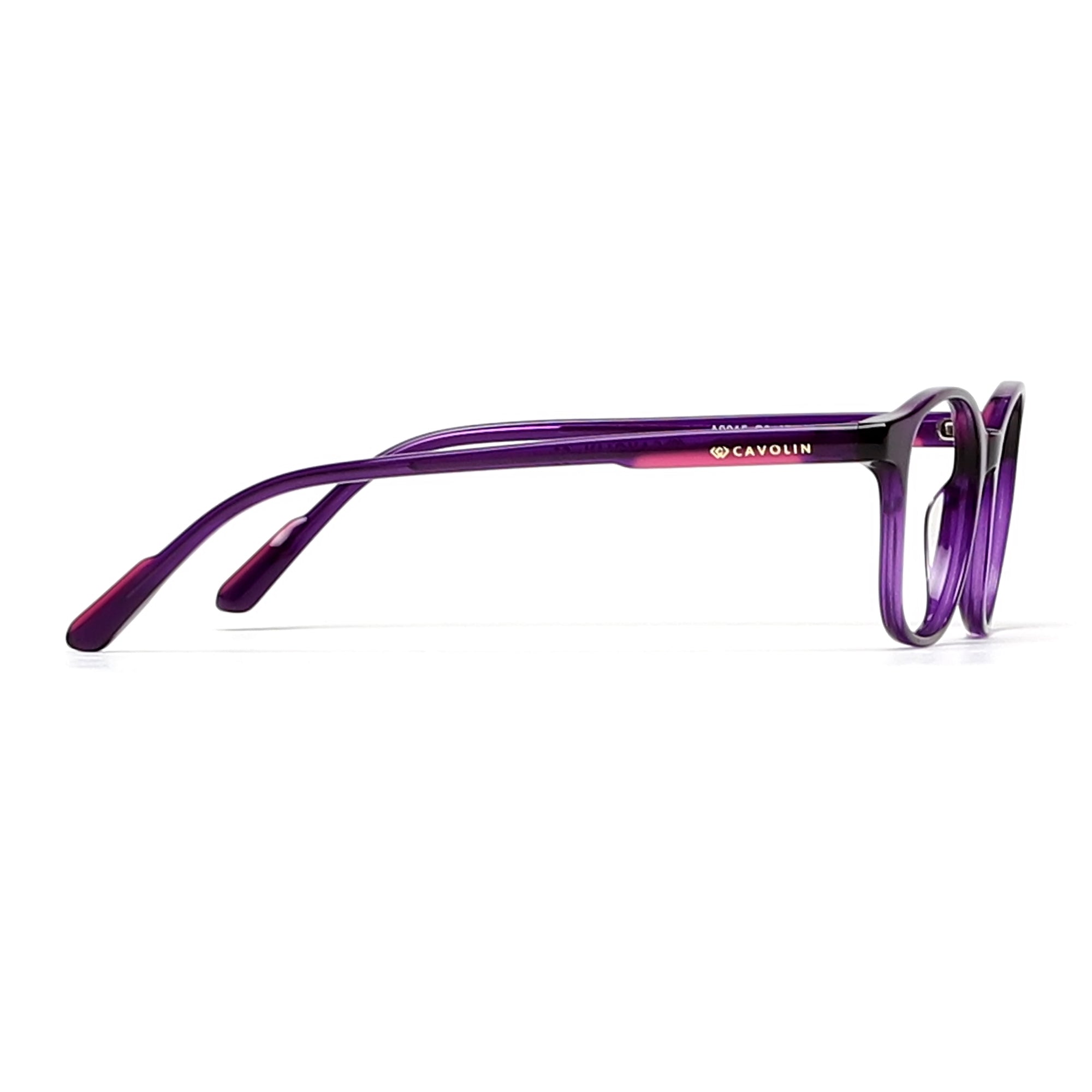 Cavolin Purple Square Eyeglasses