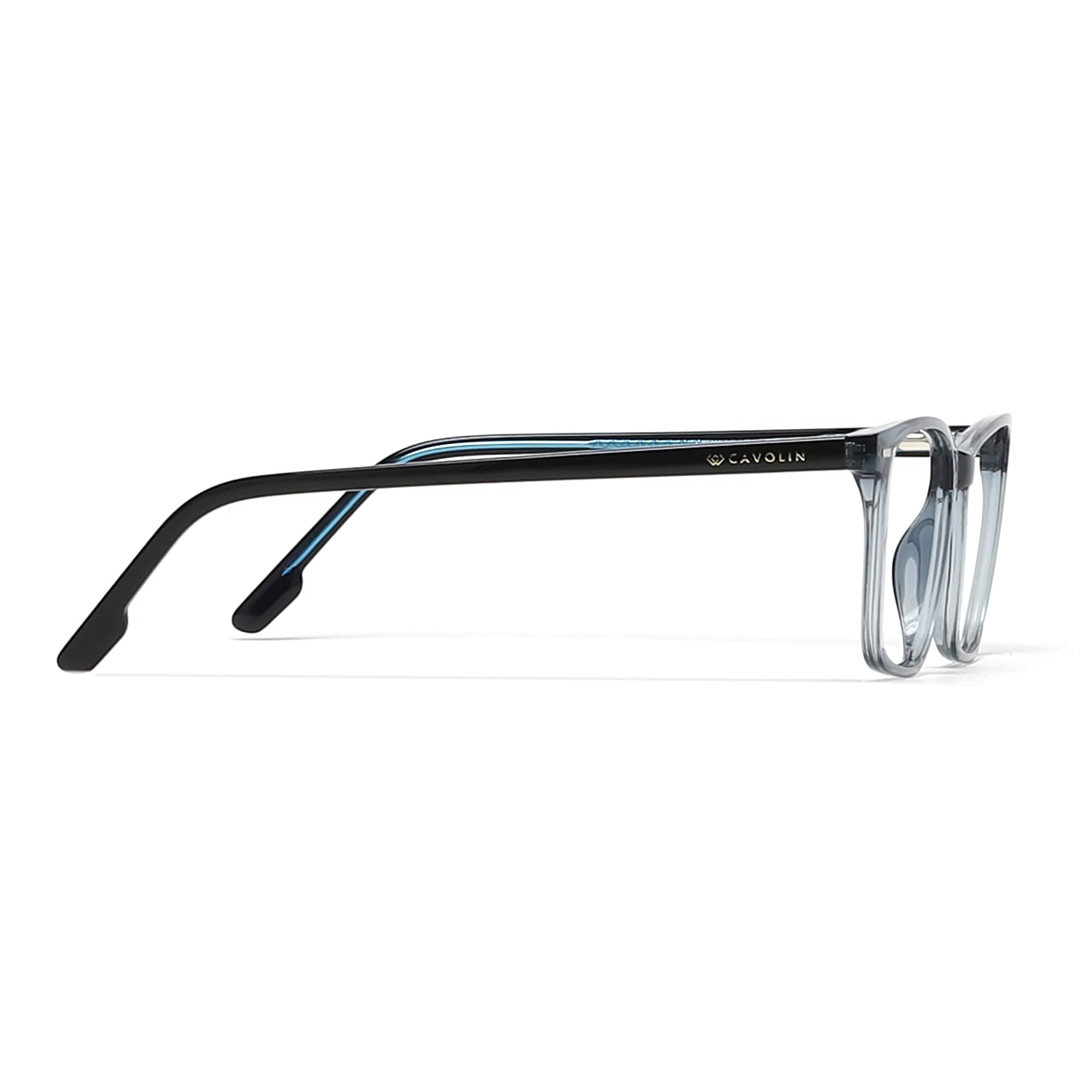 Cavolin Blue Rectagle Eyeglasses