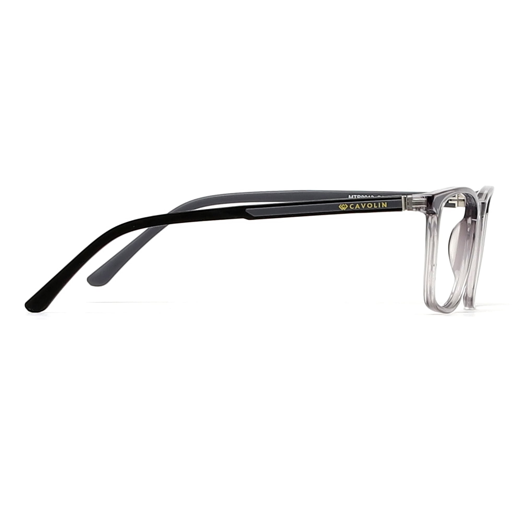Cavolin Grey Transparent Square Eyeglasses
