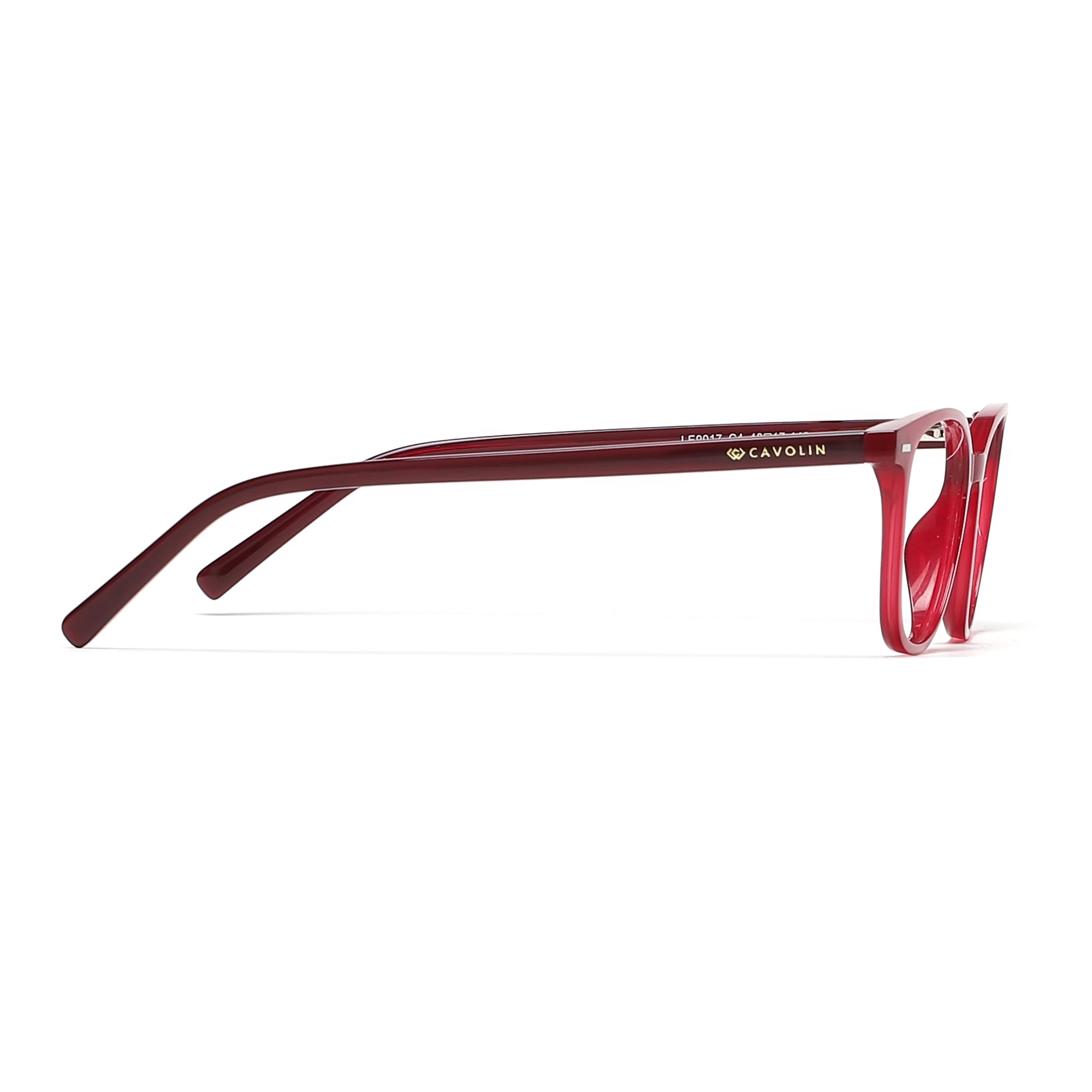 Cavolin Red Square Eyeglasses