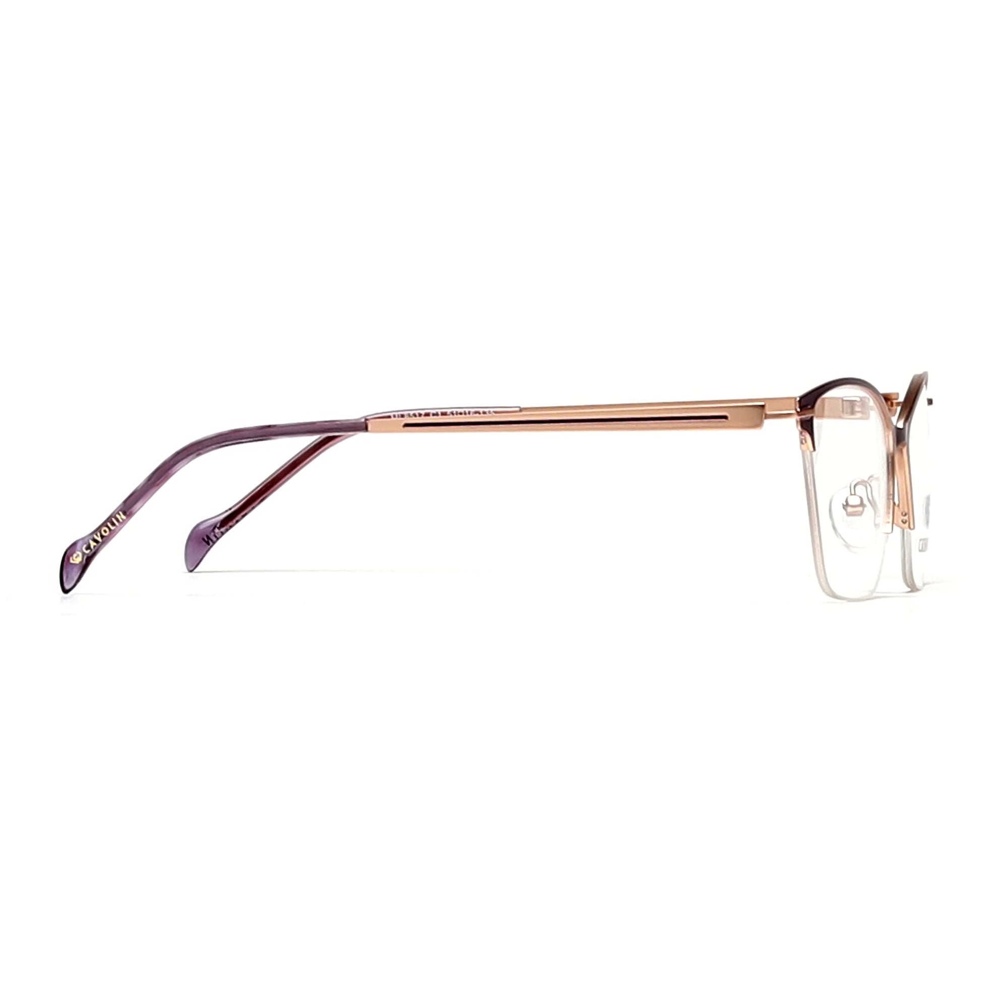 Cavolin Purple Cat Eye Eyeglasses