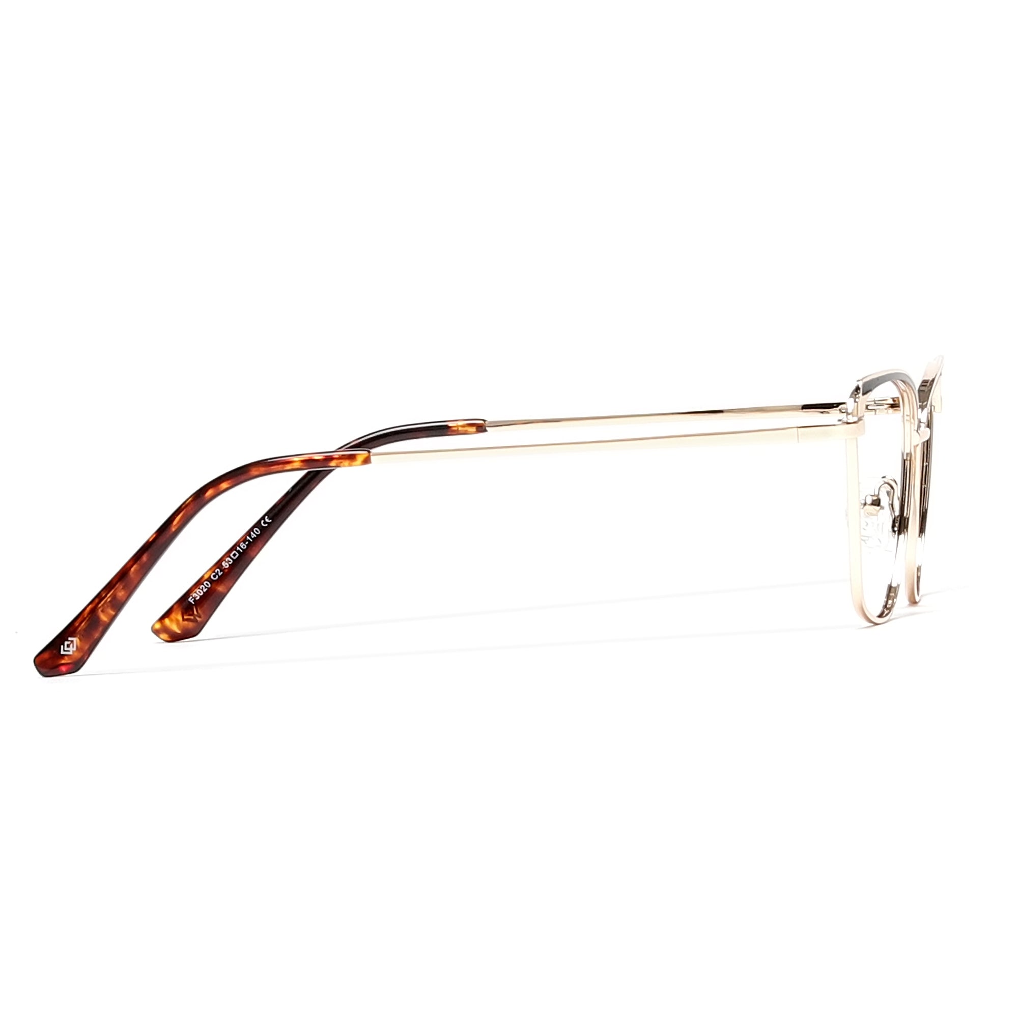 Cavolin Gold Cat Eye Eyeglasses