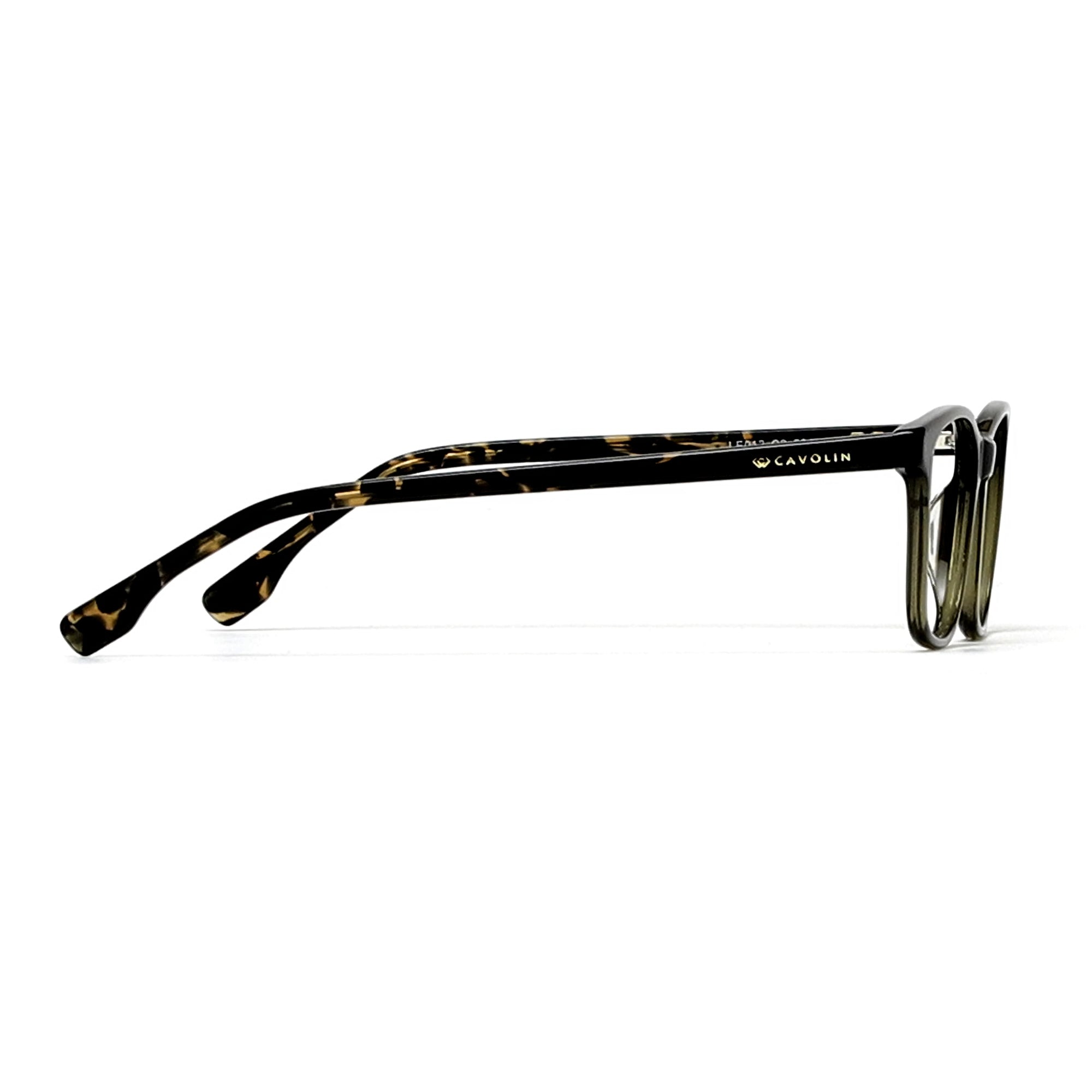 Cavolin Black Rectangle Eyeglasses