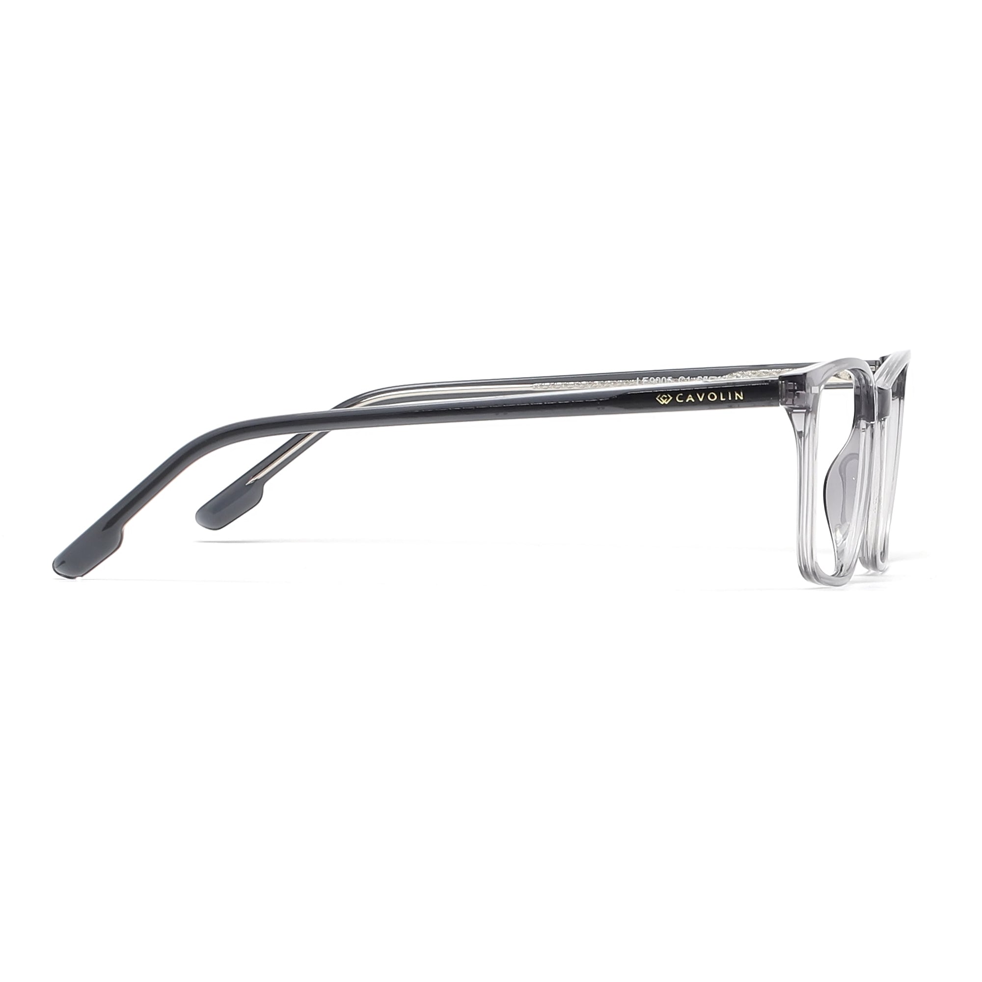 Cavolin Grey Rectagle Eyeglasses