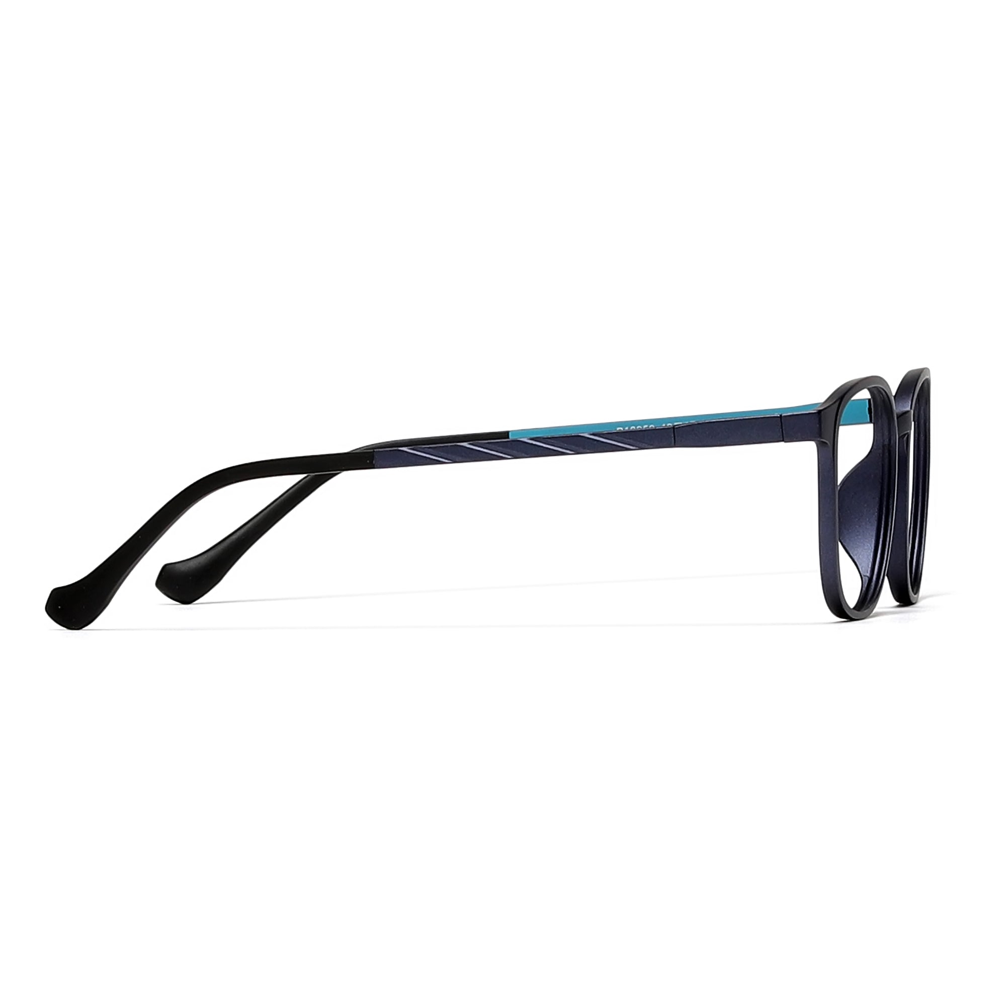 Cavolin Matt Blue Square Eyeglasses