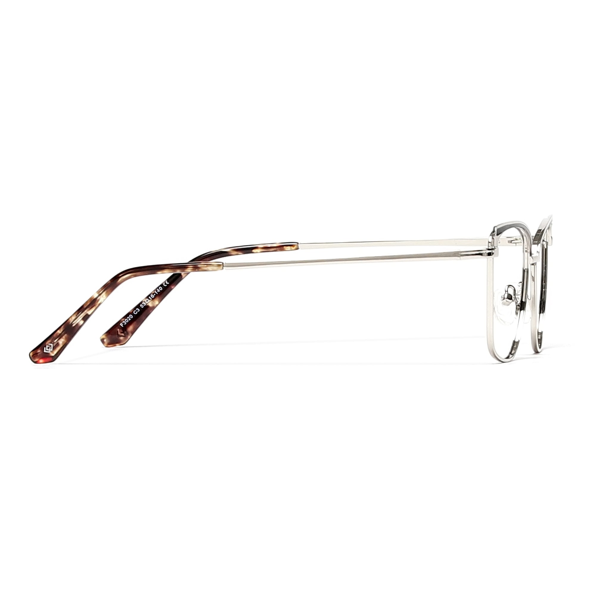 Cavolin Silver Cat Eye Eyeglasses