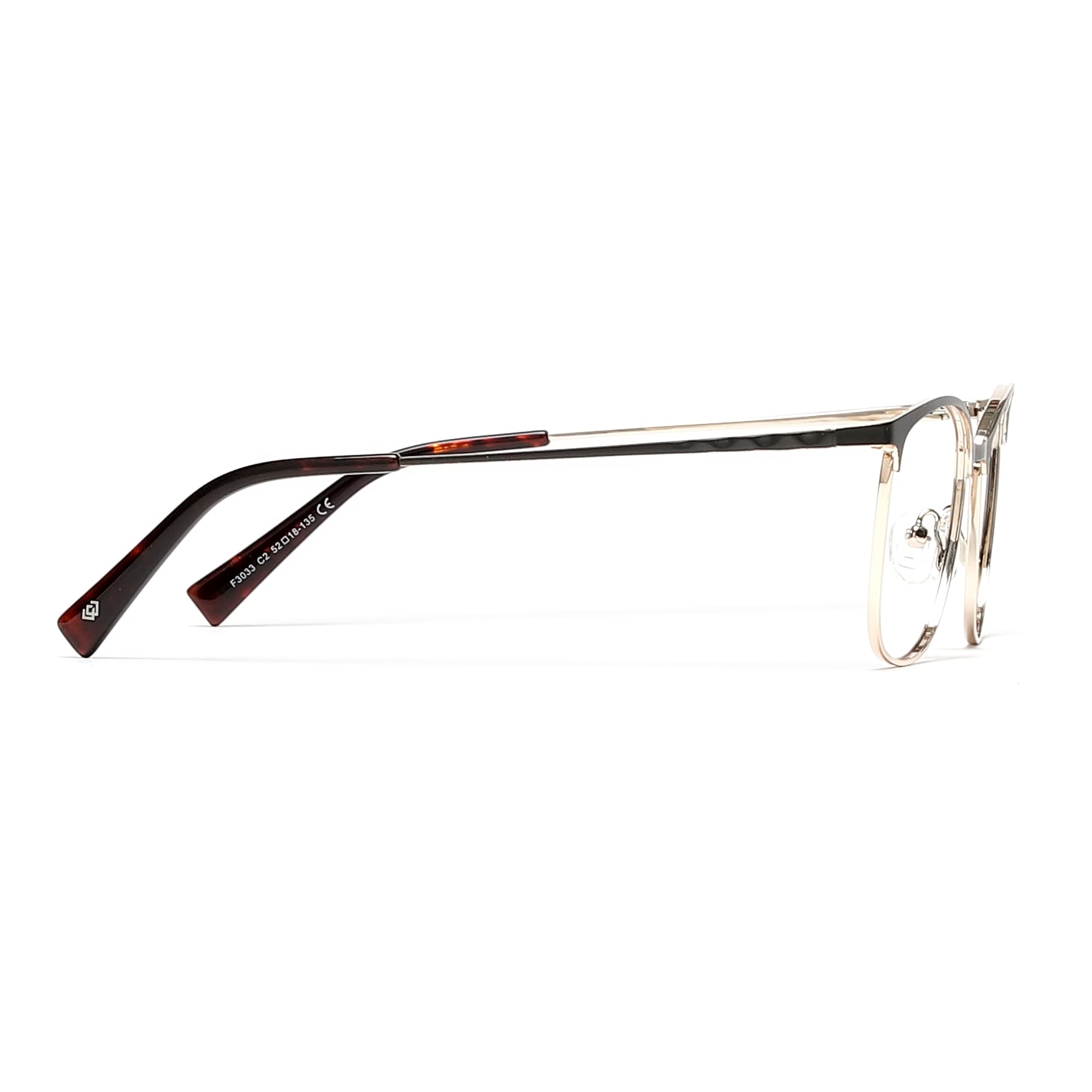 Cavolin Black Gold Cat Eye Eyeglasses