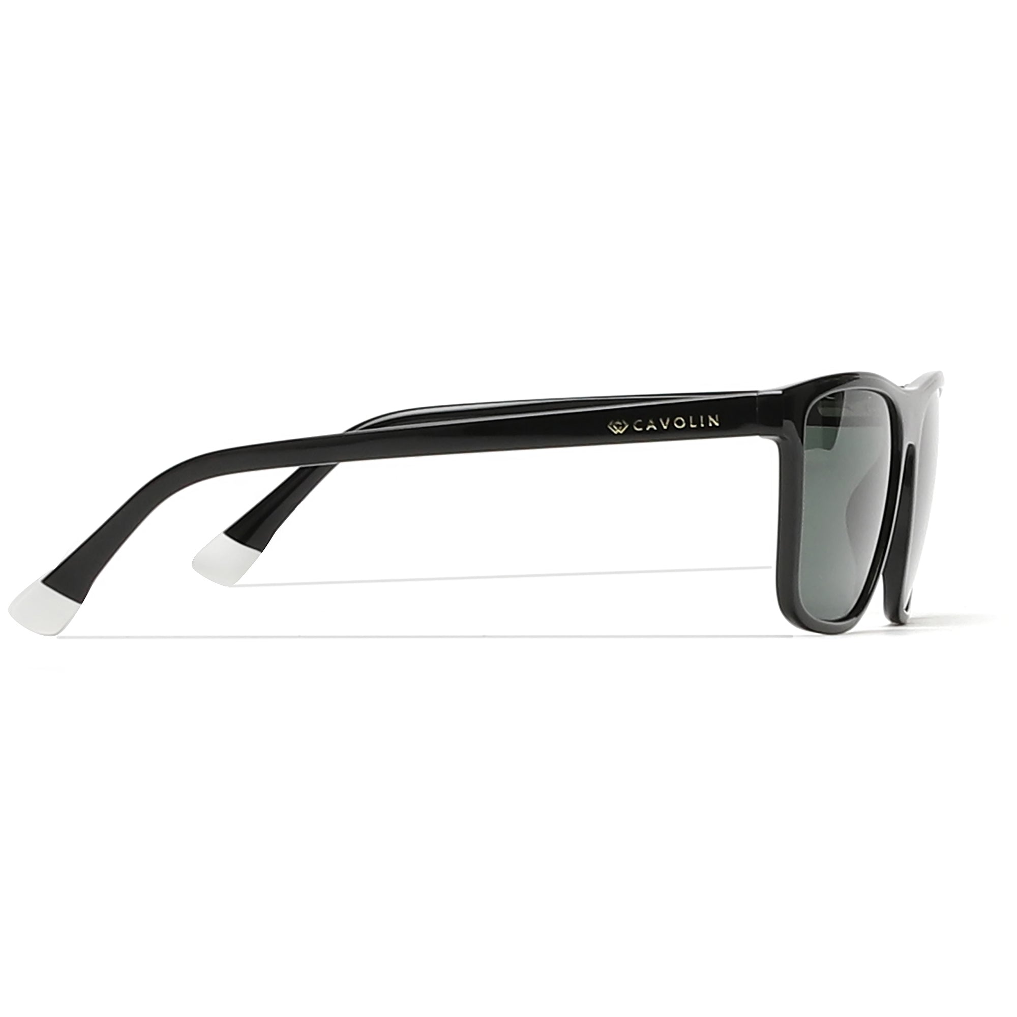 Cavolin Black Rectangle Sunglasses