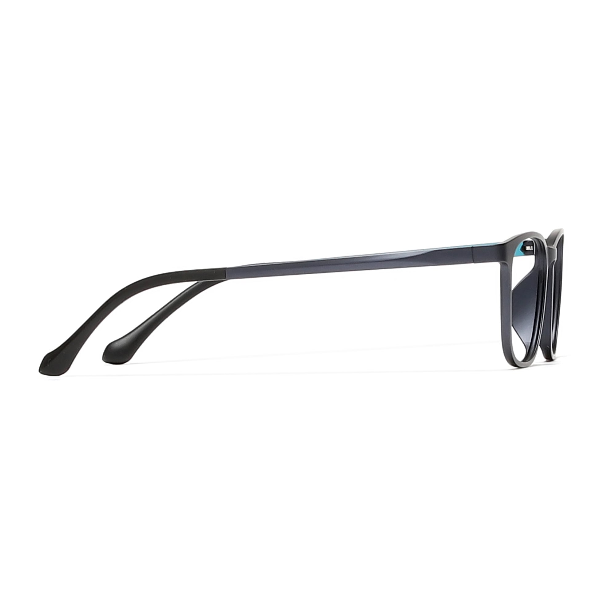Cavolin Matt Blue Rectangle Eyeglasses