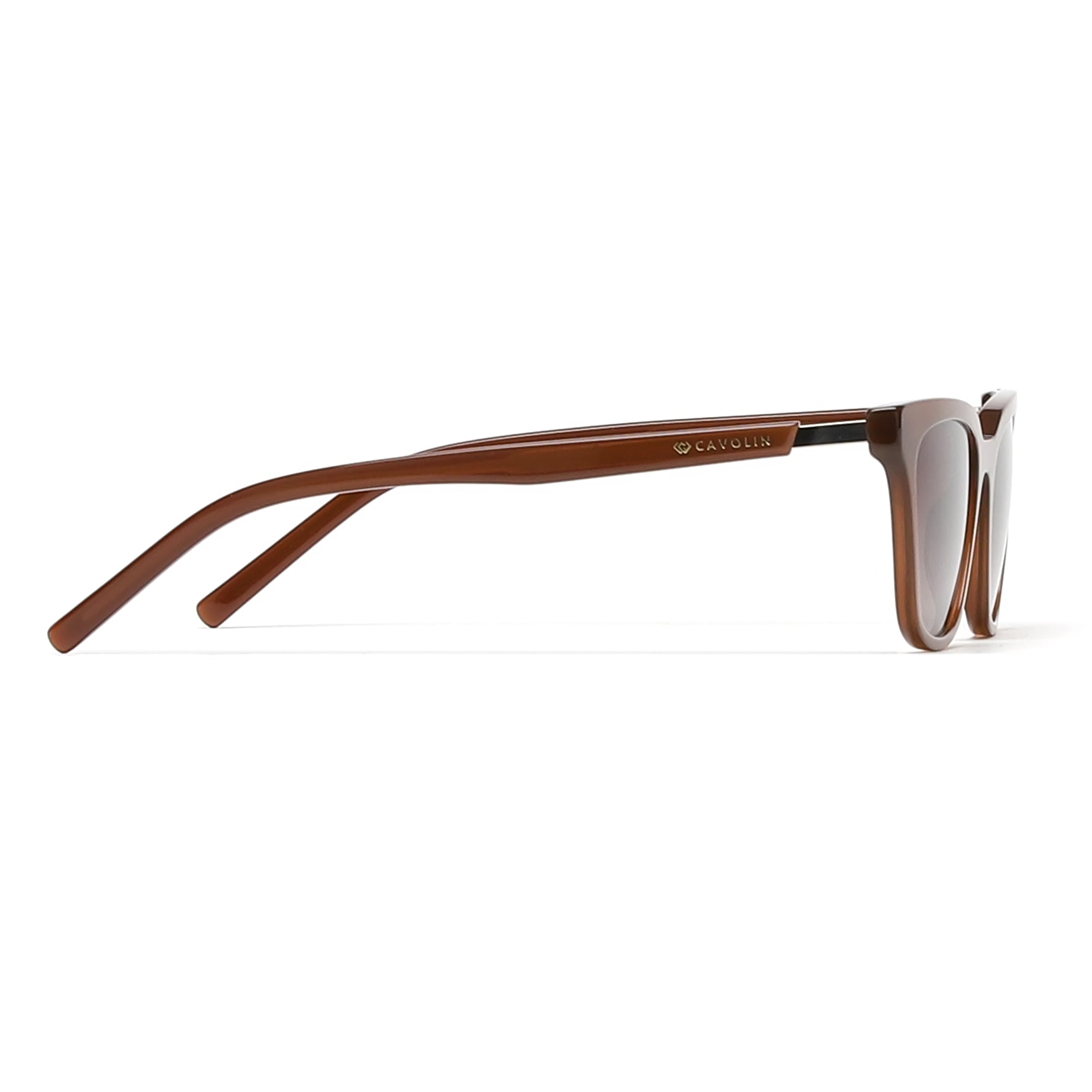 Cavolin Brown Cat Eye Sunglasses
