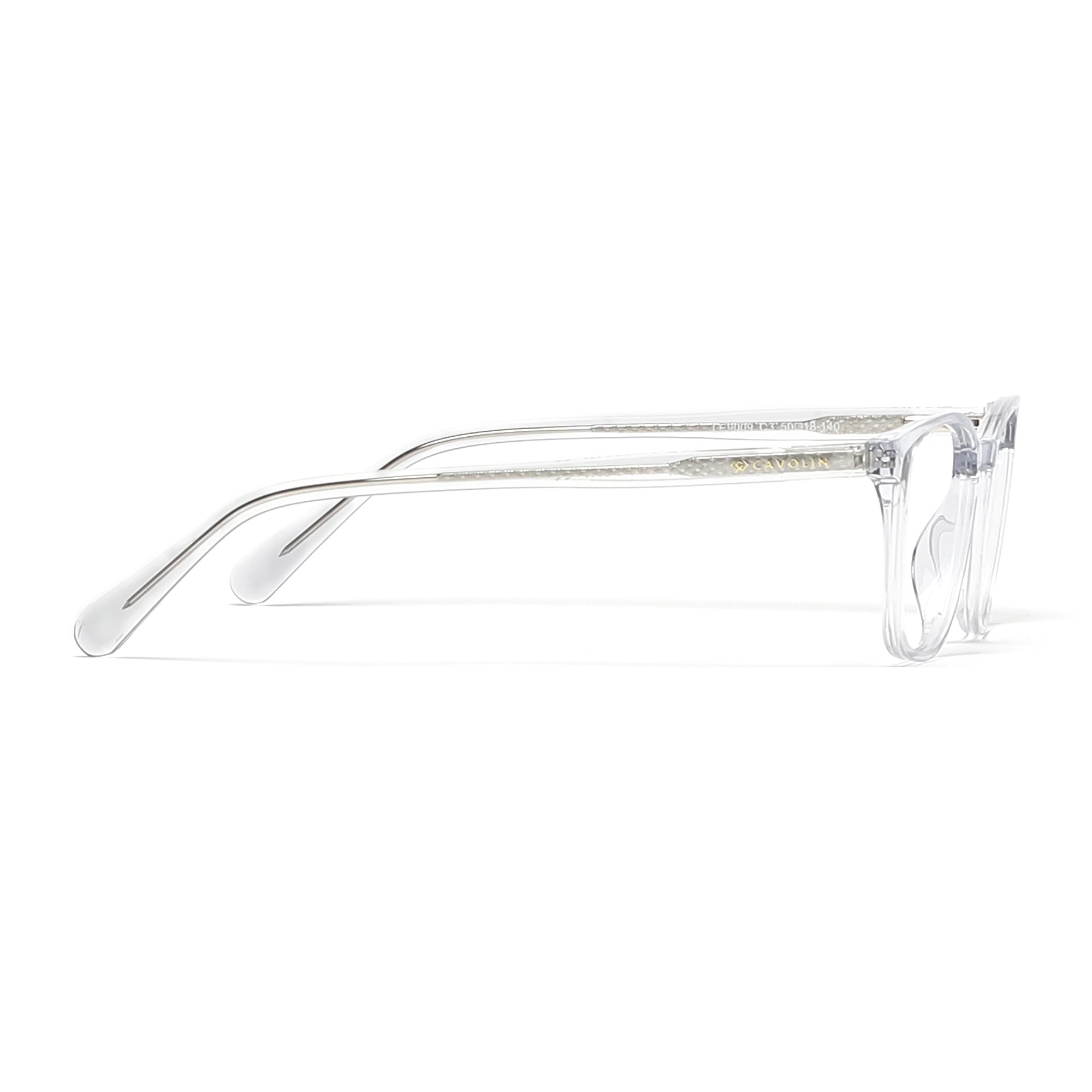Cavolin Transparent Rectangle Eyeglasses