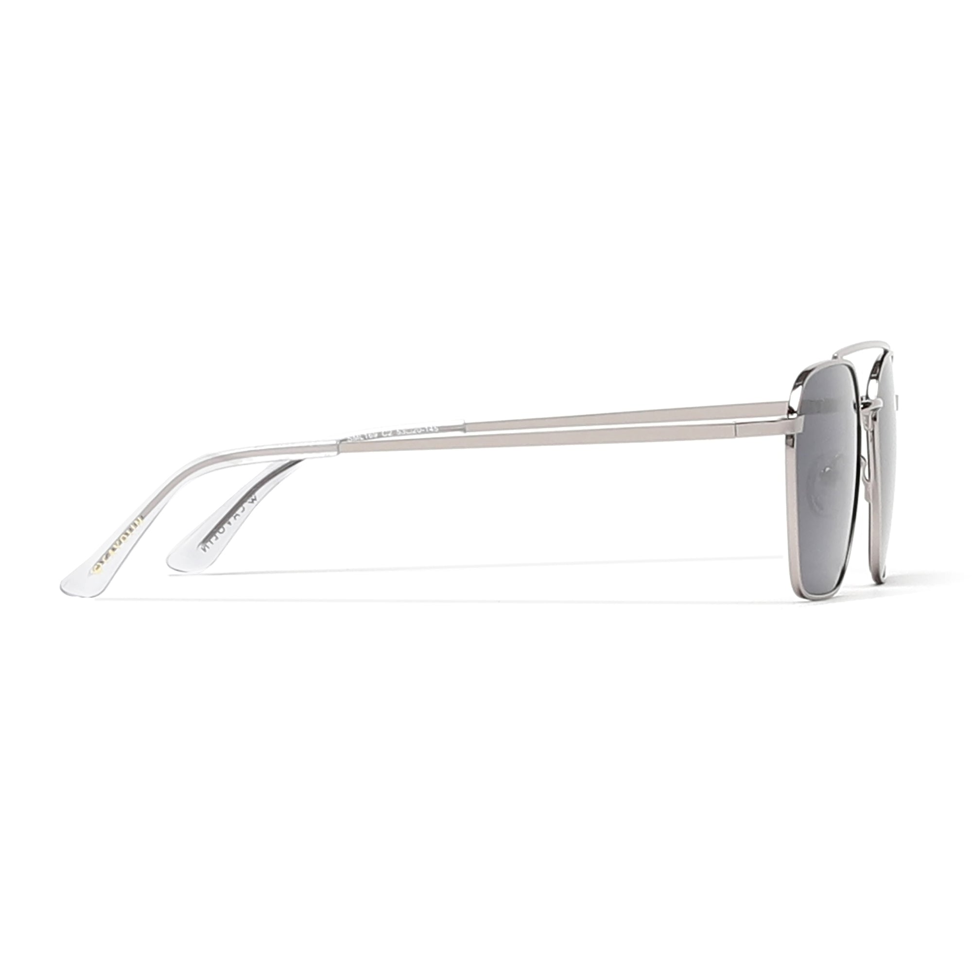 Cavolin Gun Metal Square Sunglasses