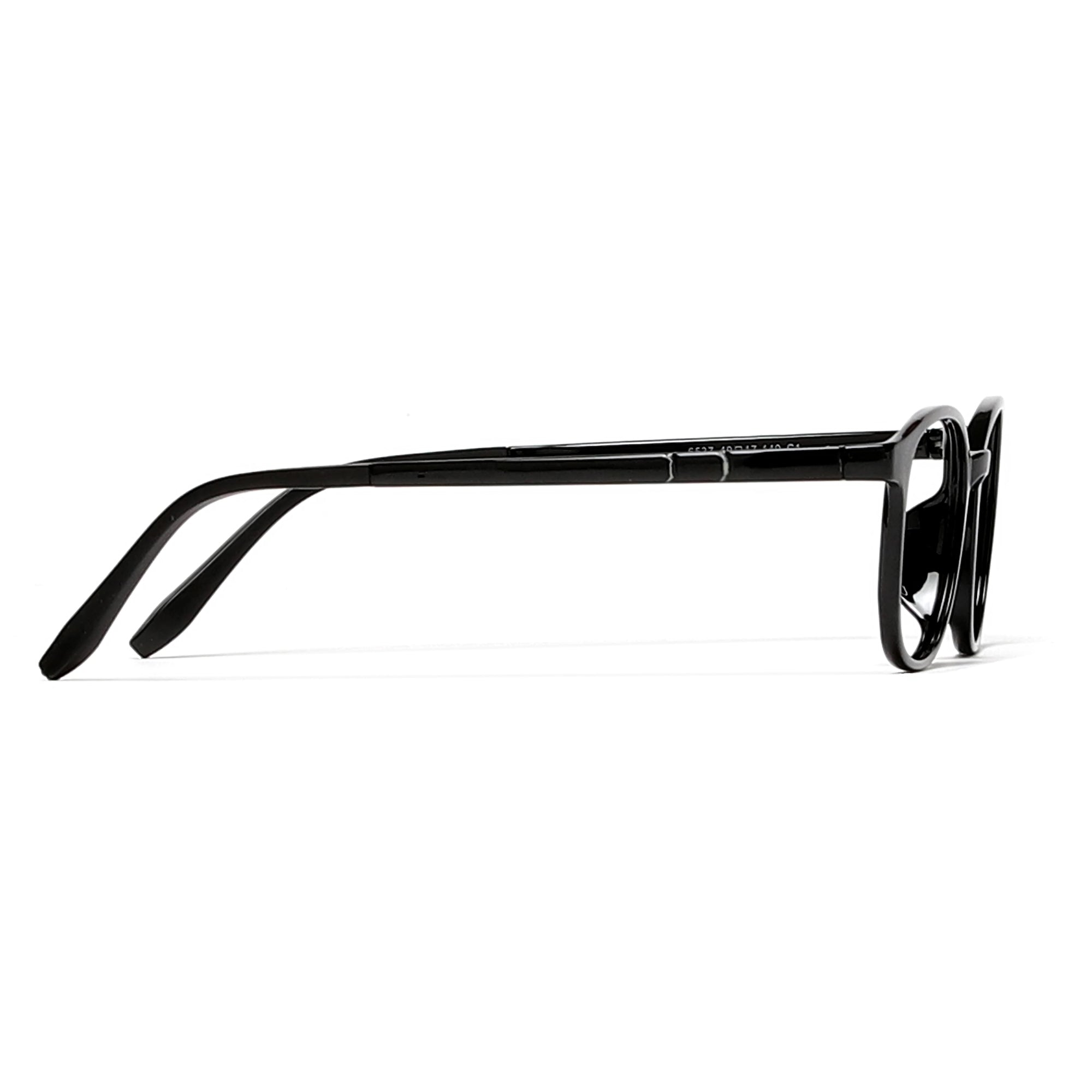 Cavolin Black Rectangle Eyeglasses