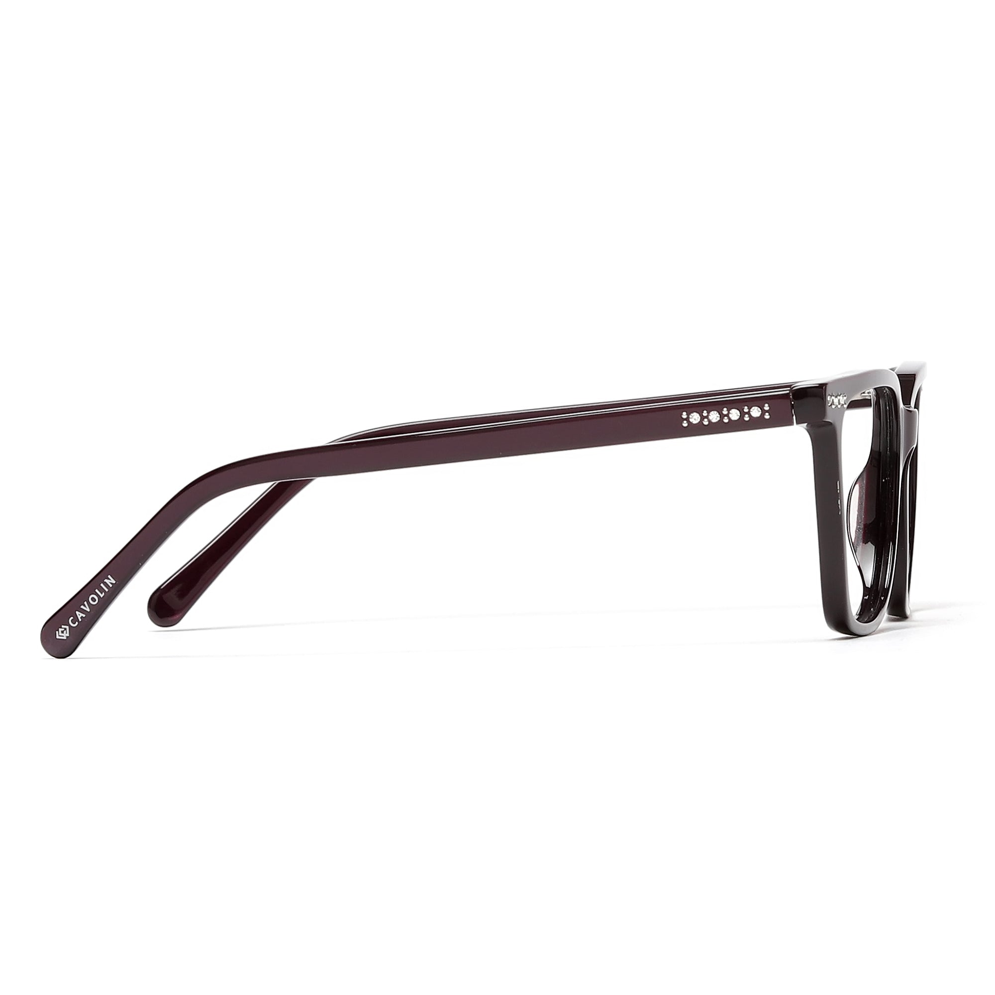 Cavolin Purple Cat Eye Eyeglasses