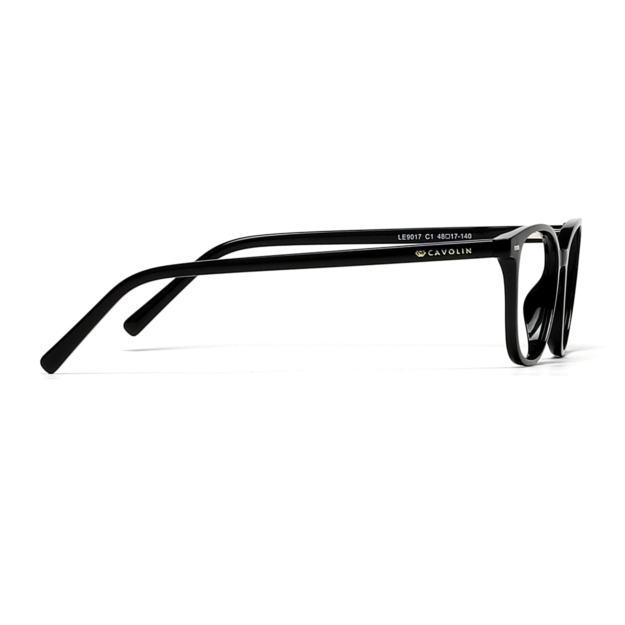 Cavolin Black Square Eyeglasses