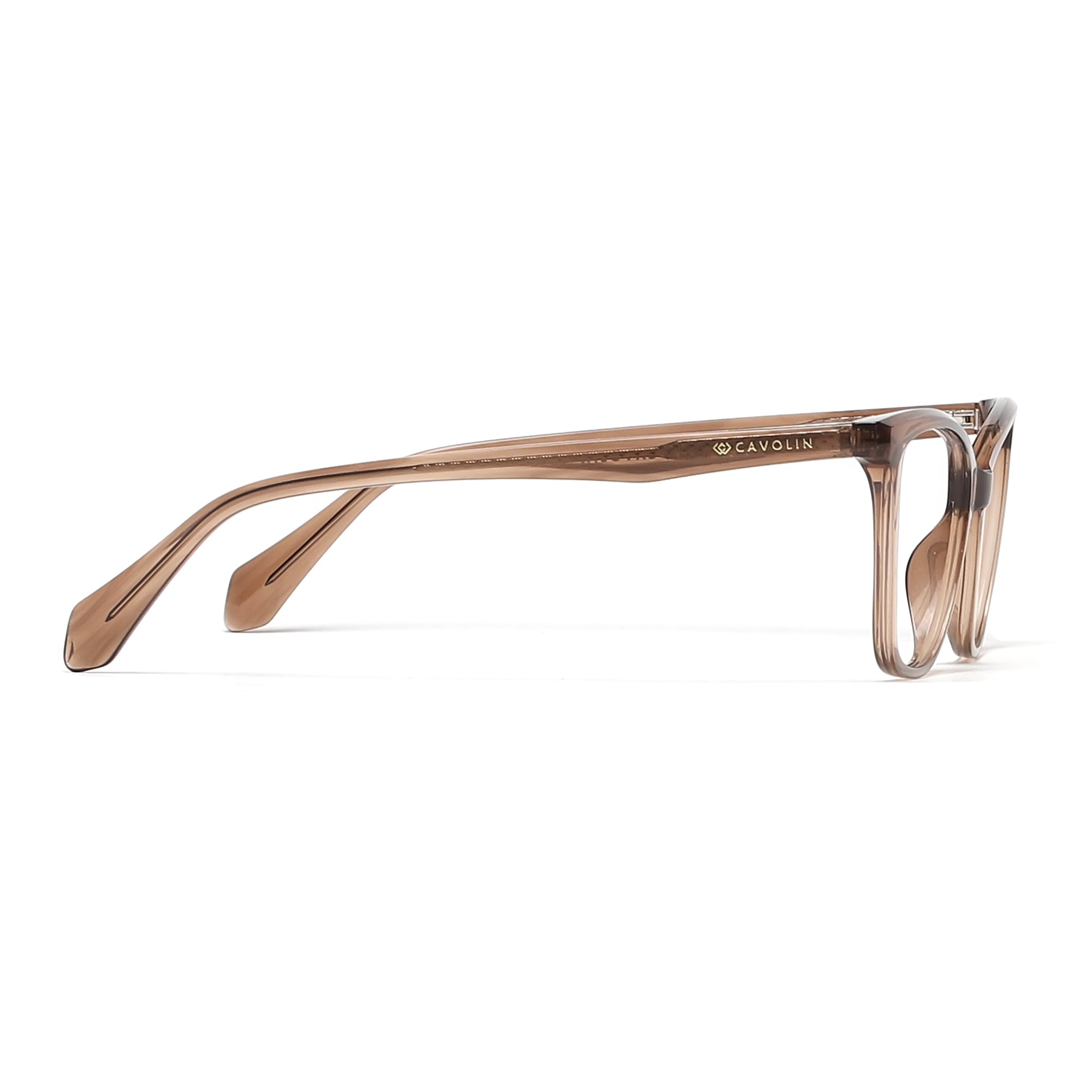 Cavolin Brown Cat Eye Eyeglasses