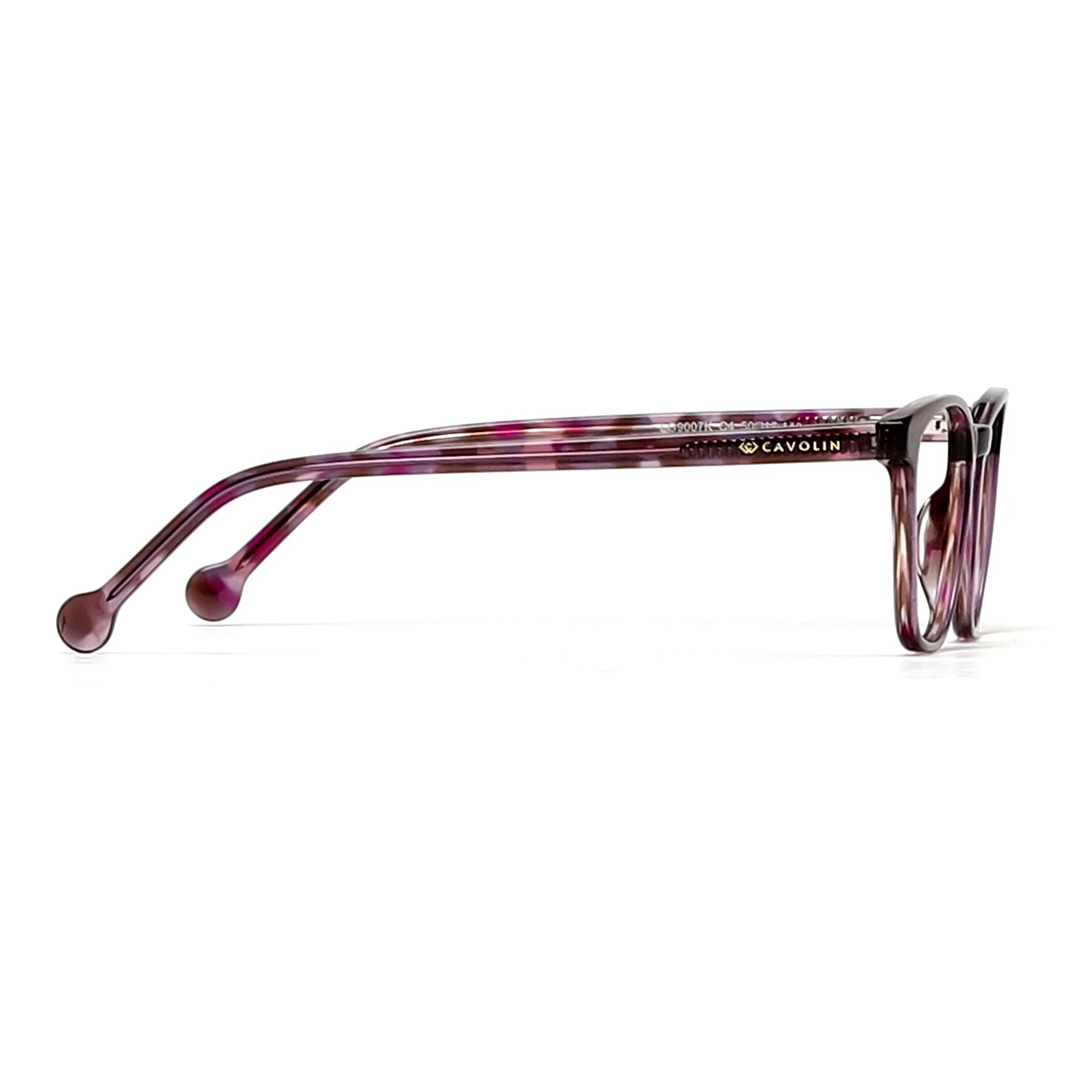 Cavolin Purple Square Eyeglasses