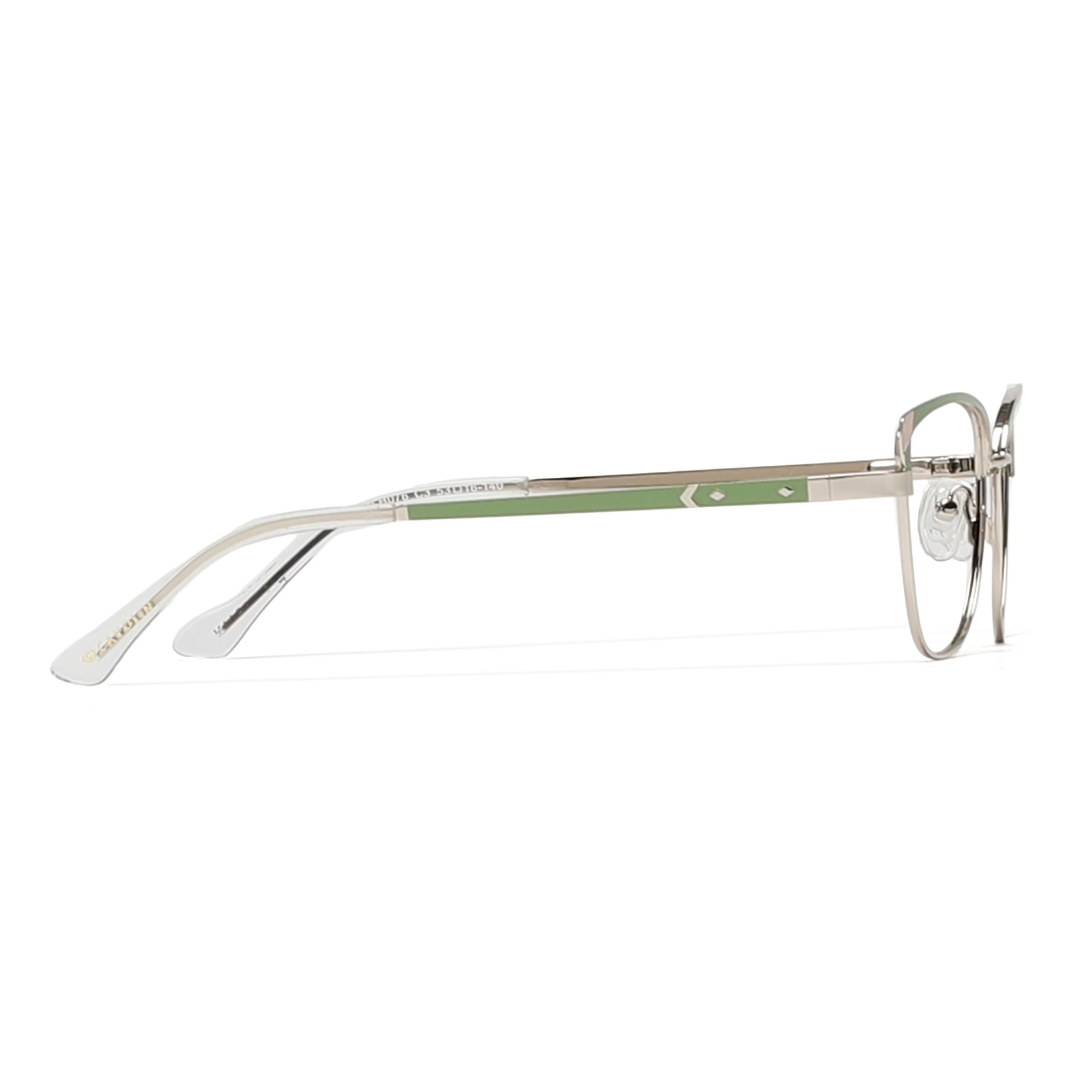 Cavolin Green Gold Cat Eye Eyeglasses