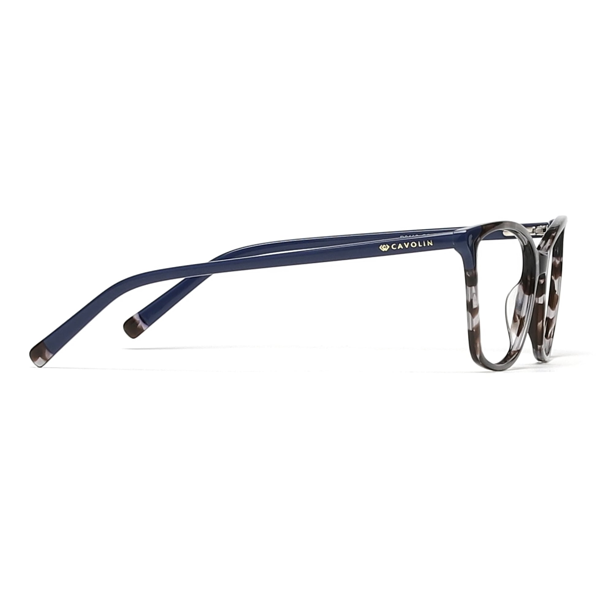 Cavolin Grey Blue Cat Eye Eyeglasses
