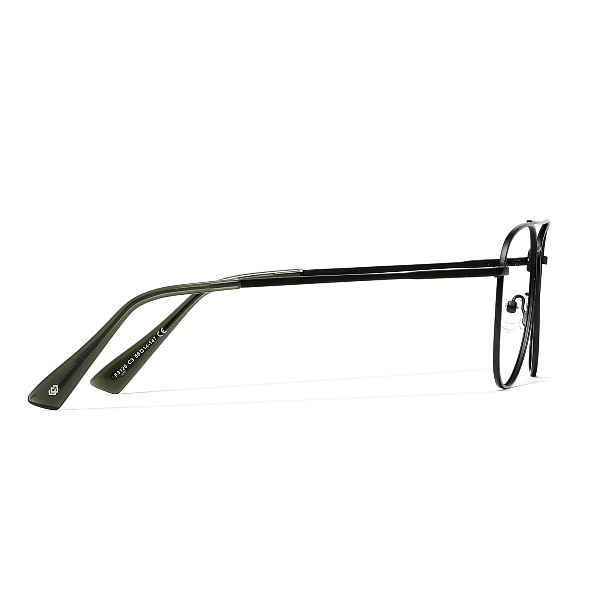 Cavolin Black Aviator Eyeglasses