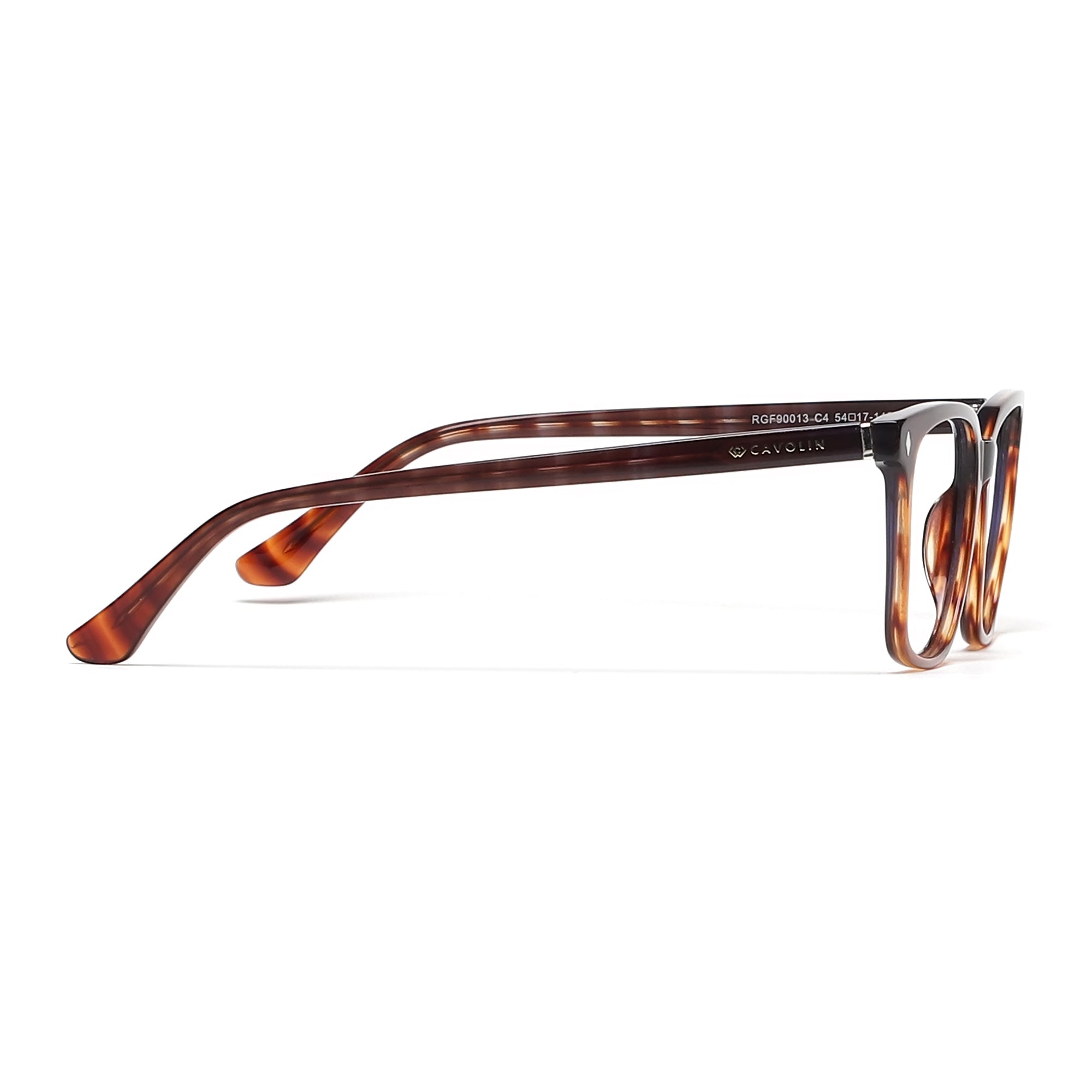 Cavolin Brown Rectangle Eyeglasses