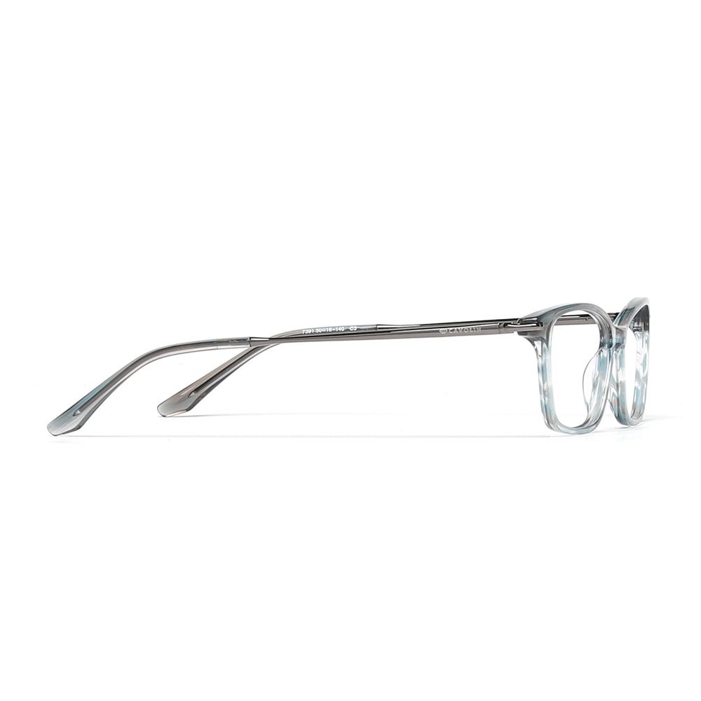 Cavolin Blue Rectangle Eyeglasses