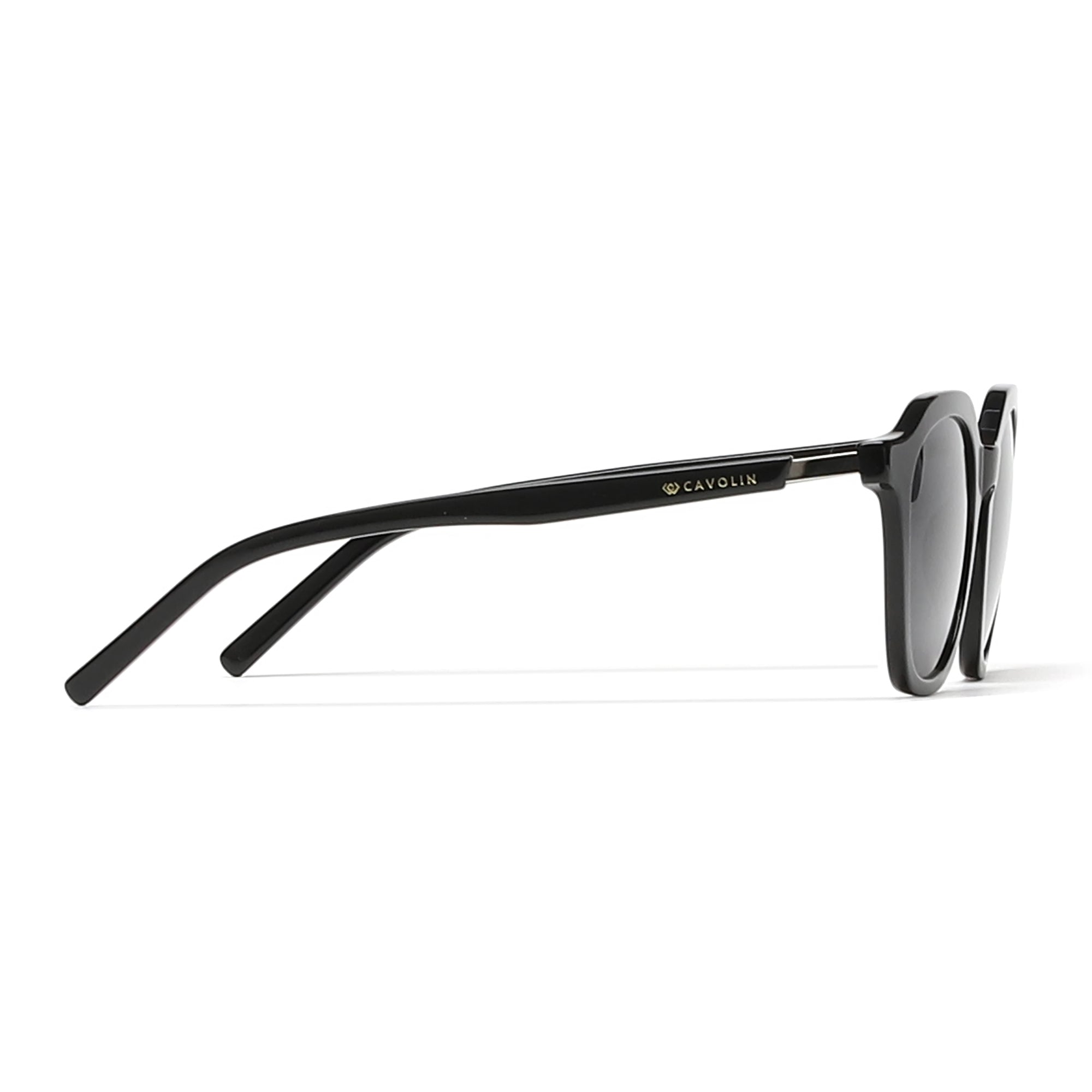 Cavolin Black Square Sunglasses