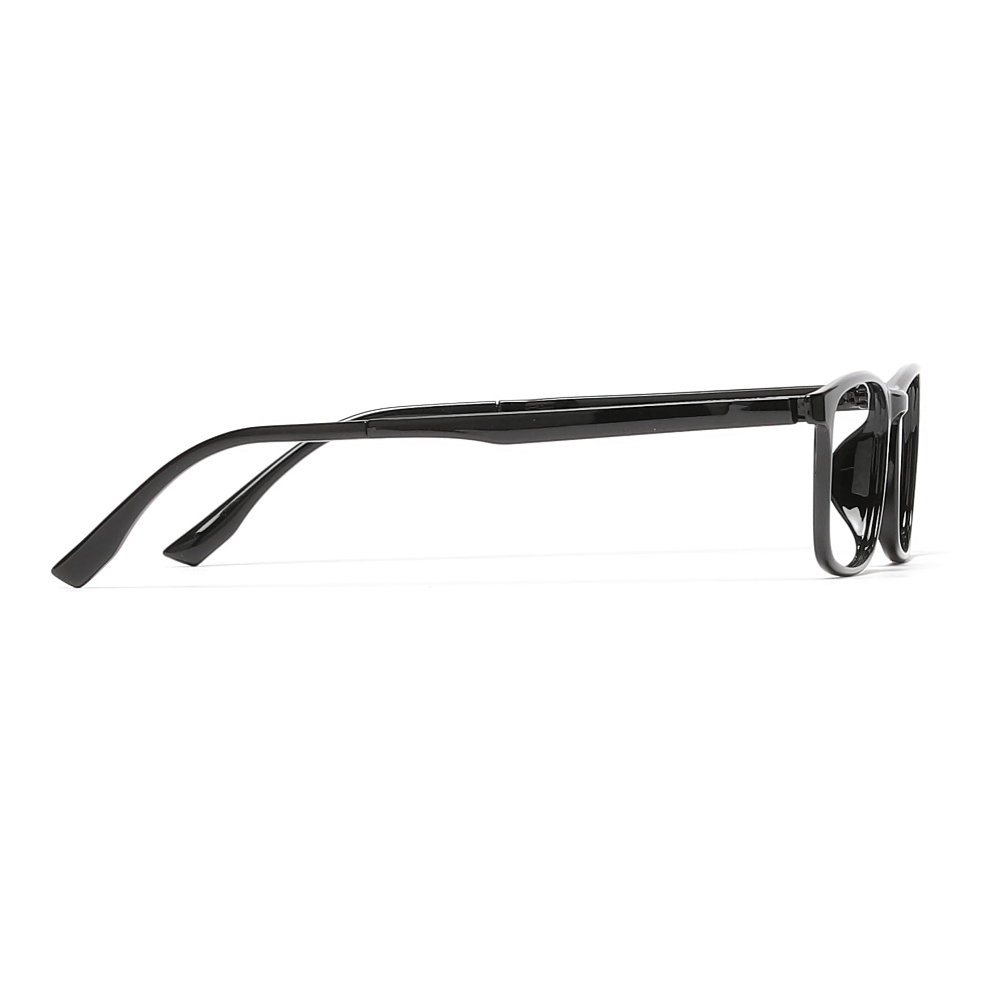 Cavolin Black Rectangle Eyeglasses