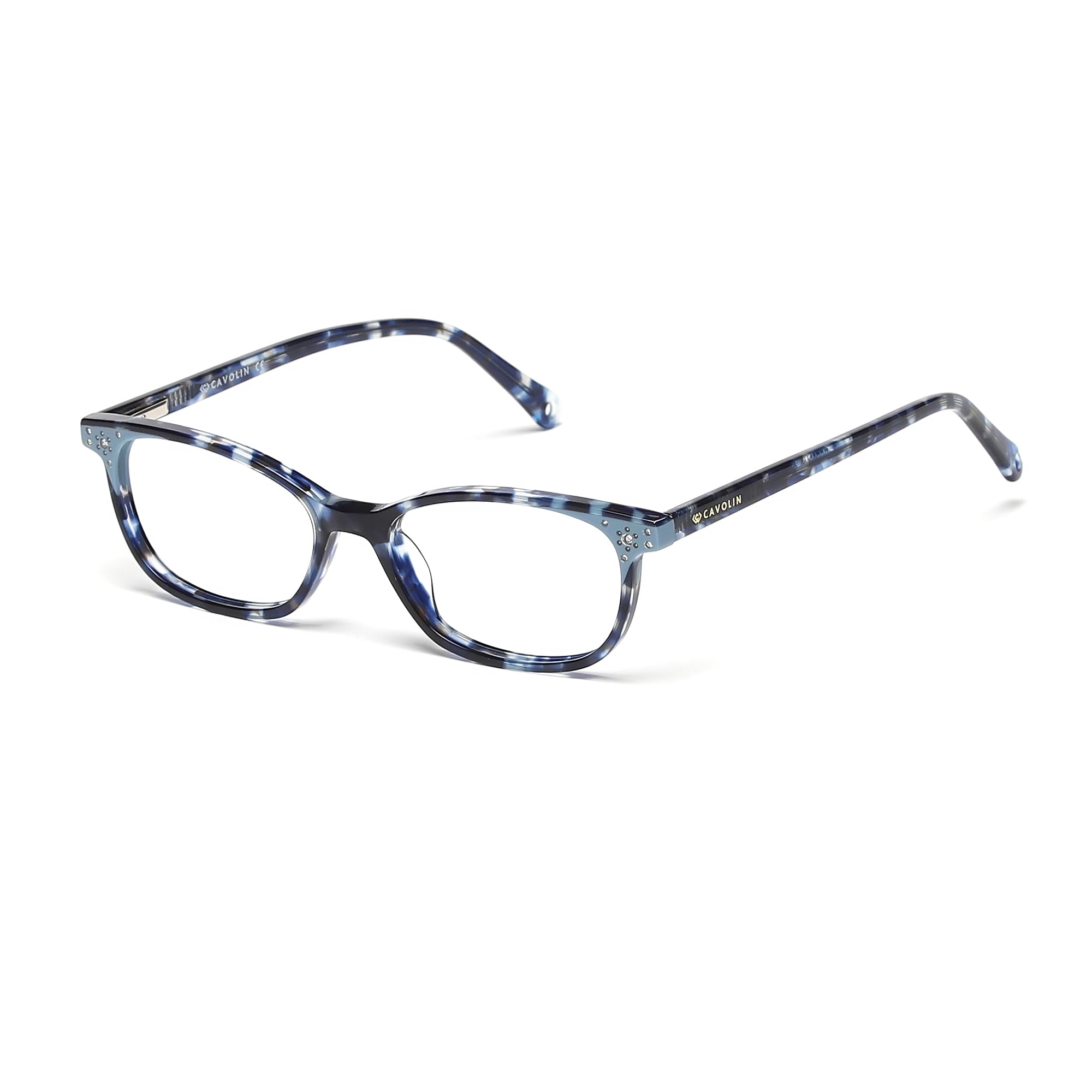 Cavolin Blue Cat Eye Eyeglasses