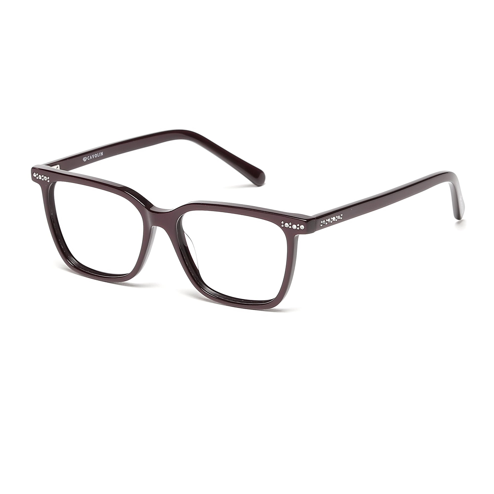 Cavolin Purple Cat Eye Eyeglasses