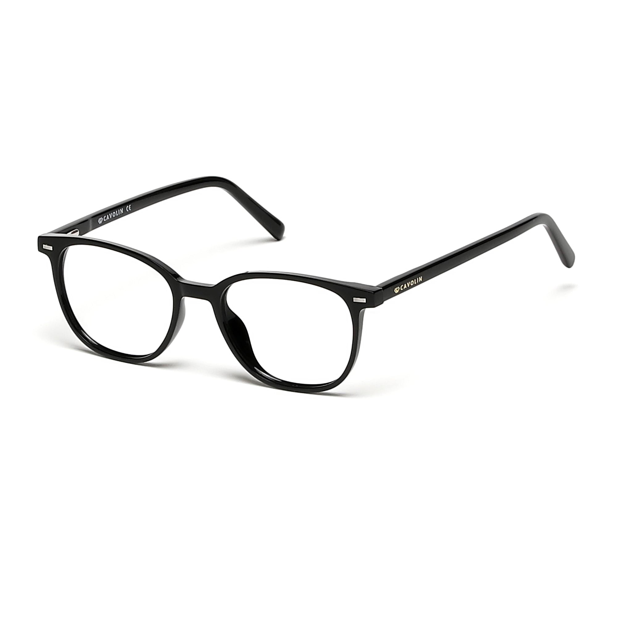 Cavolin Black Square Eyeglasses