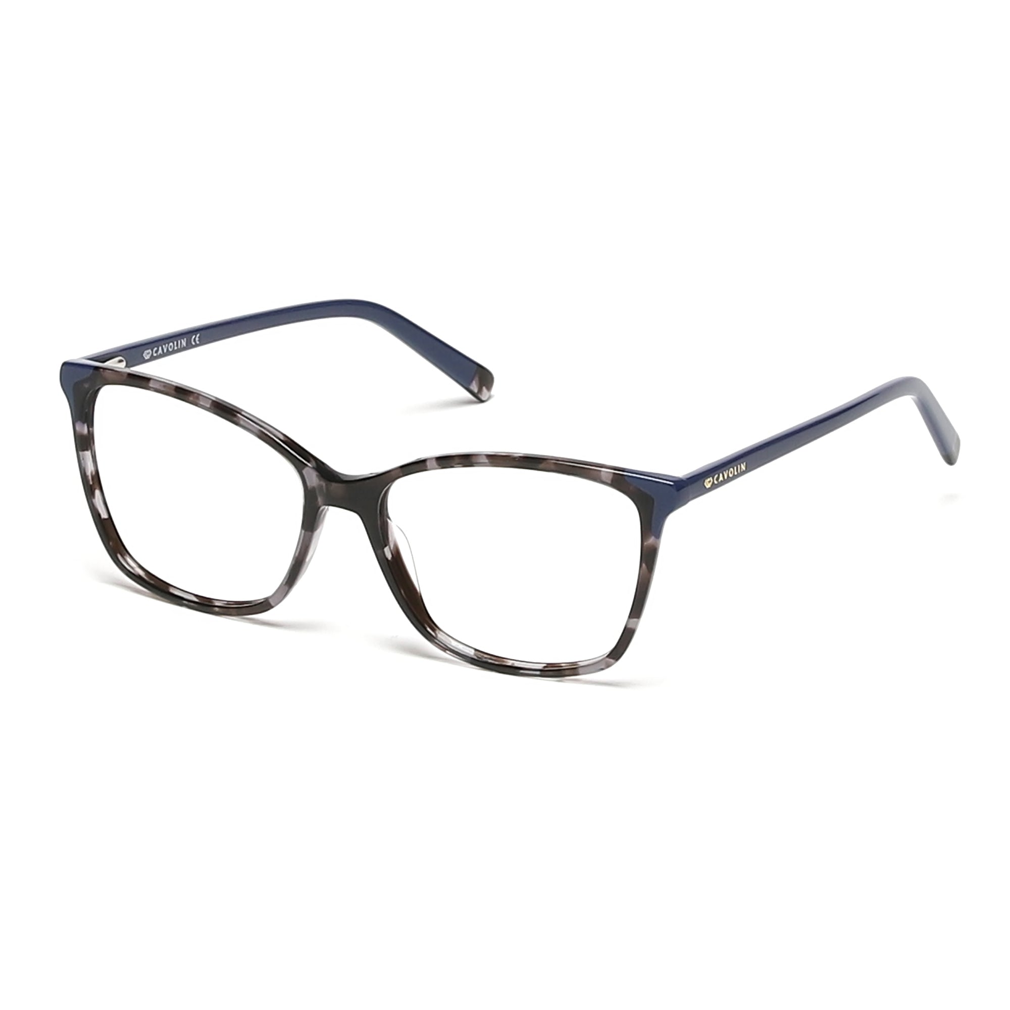 Cavolin Grey Blue Cat Eye Eyeglasses