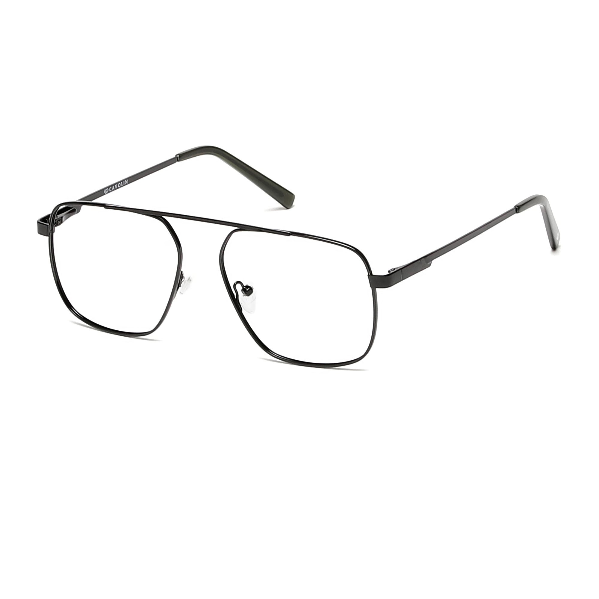 Cavolin Black Square Eyeglasses