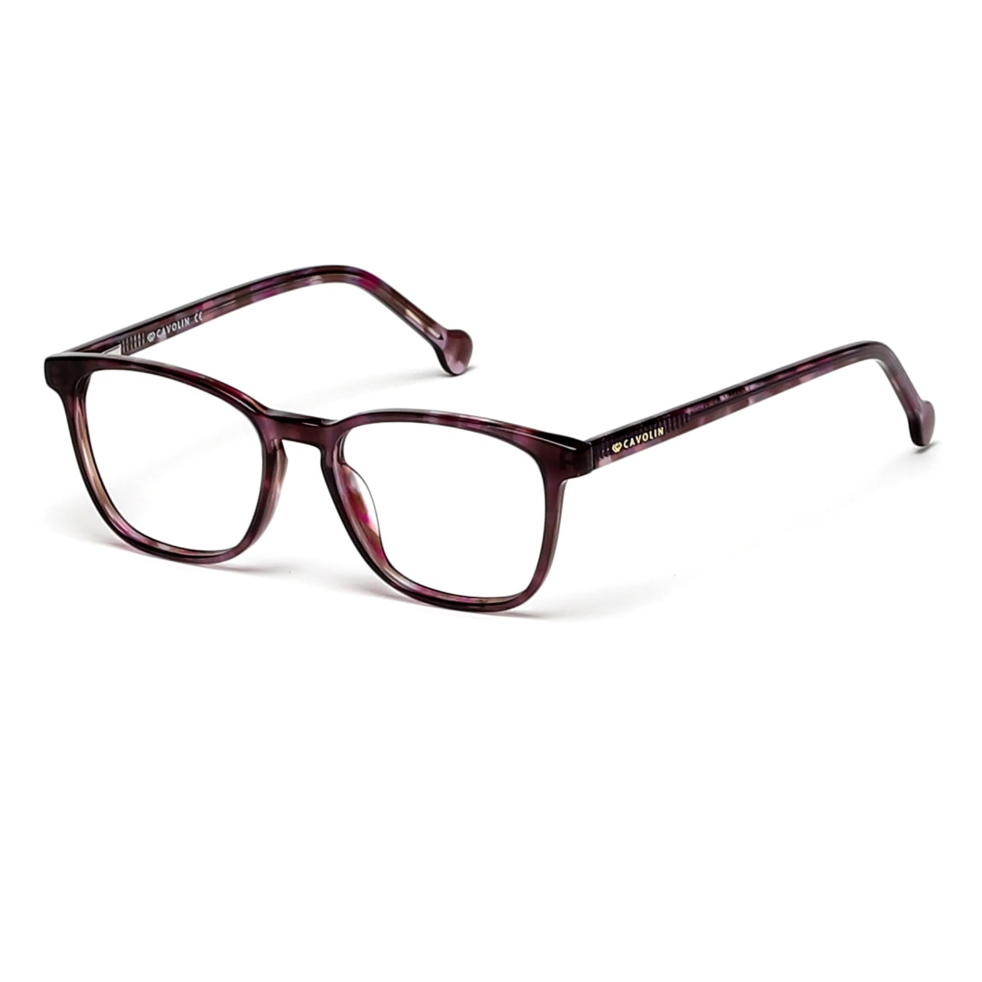 Cavolin Purple Square Eyeglasses