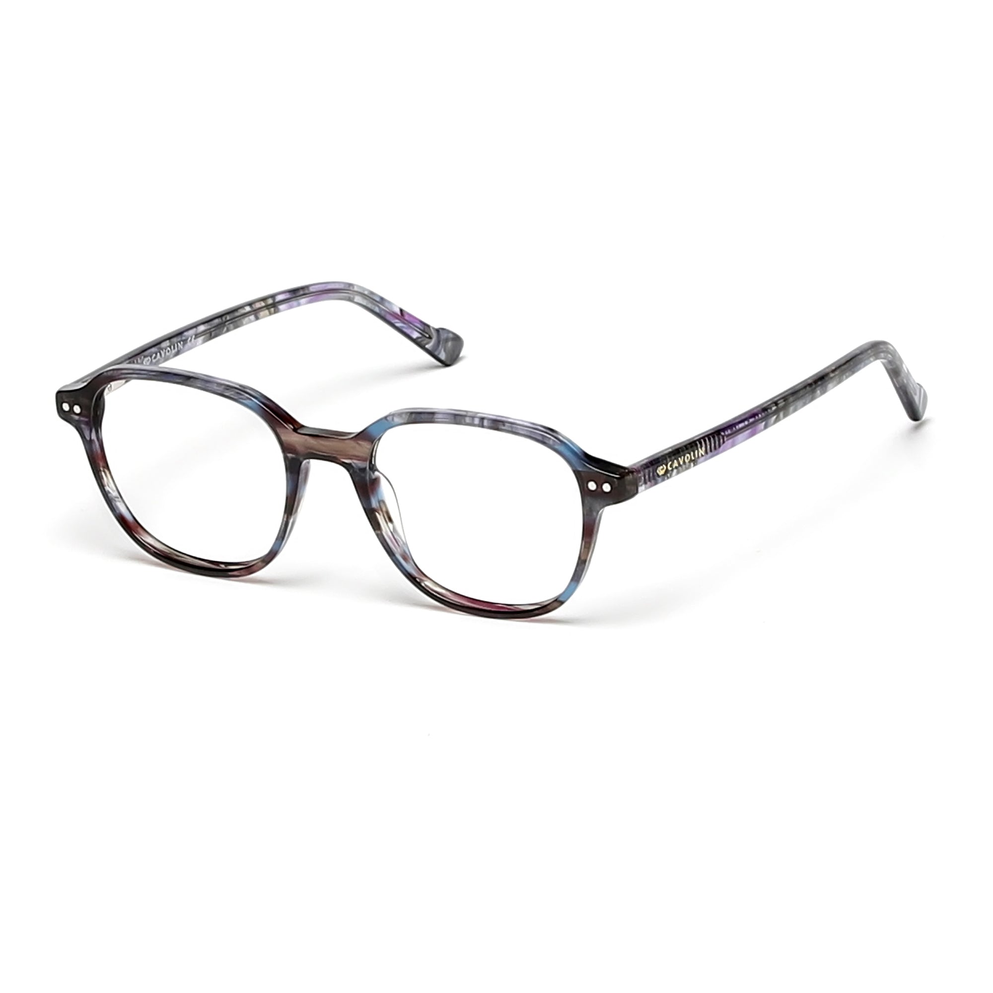 Cavolin Grey Square Eyeglasses