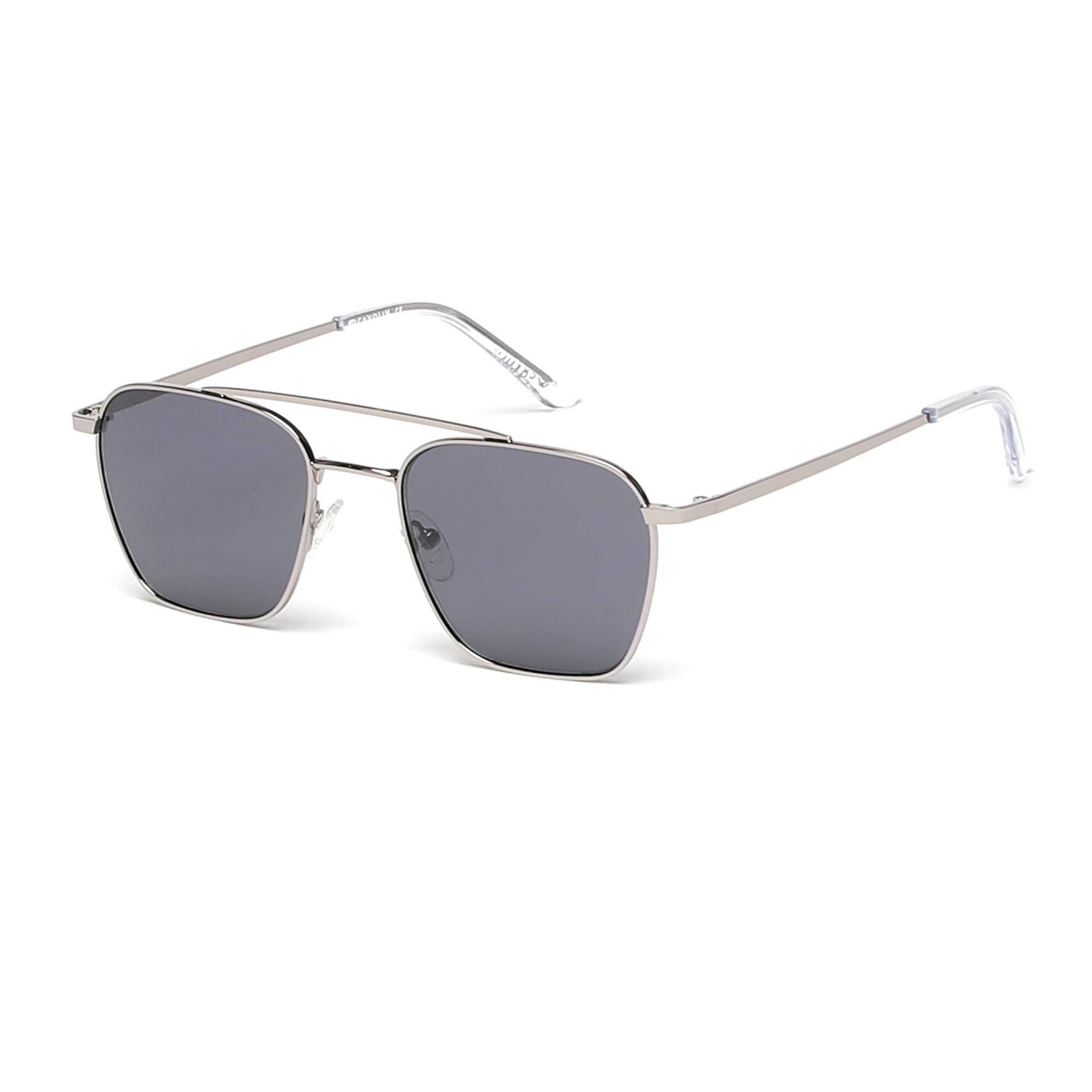 Cavolin Gun Metal Square Sunglasses