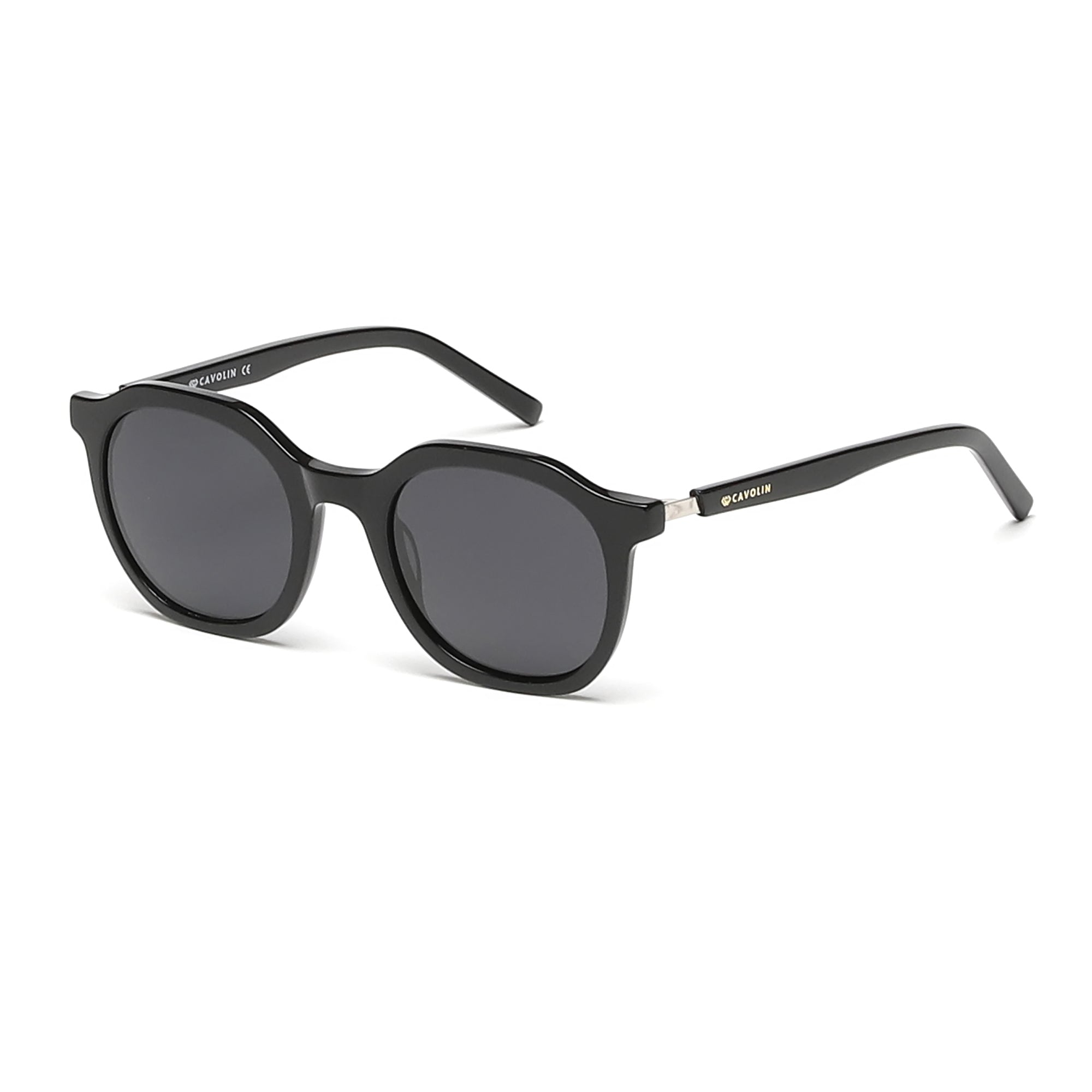 Cavolin Black Square Sunglasses