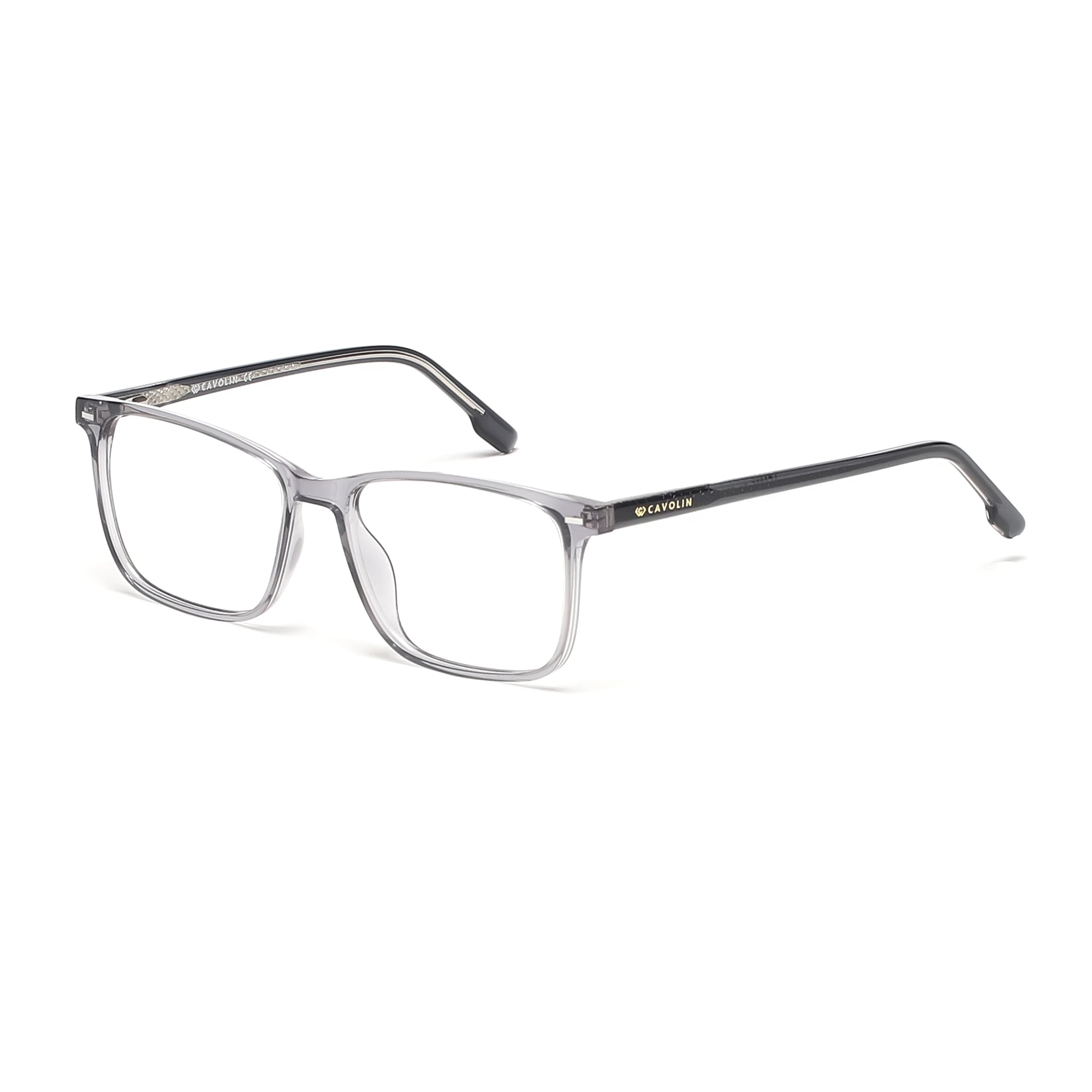 Cavolin Grey Rectagle Eyeglasses