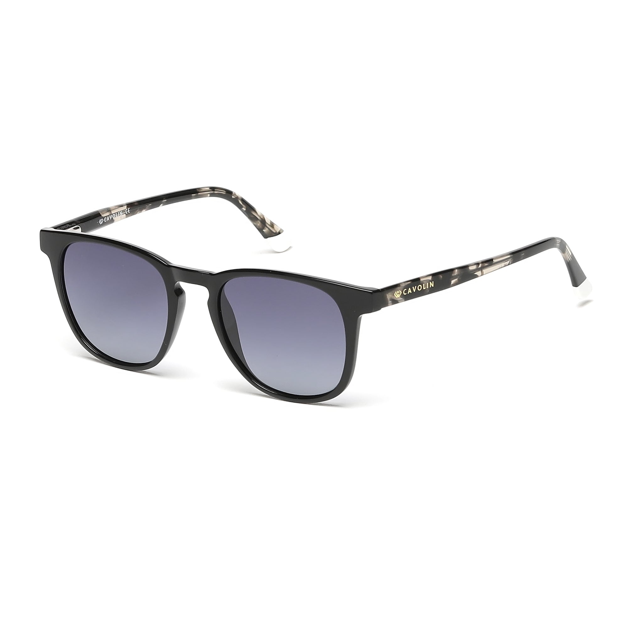Cavolin Black Square Sunglasses