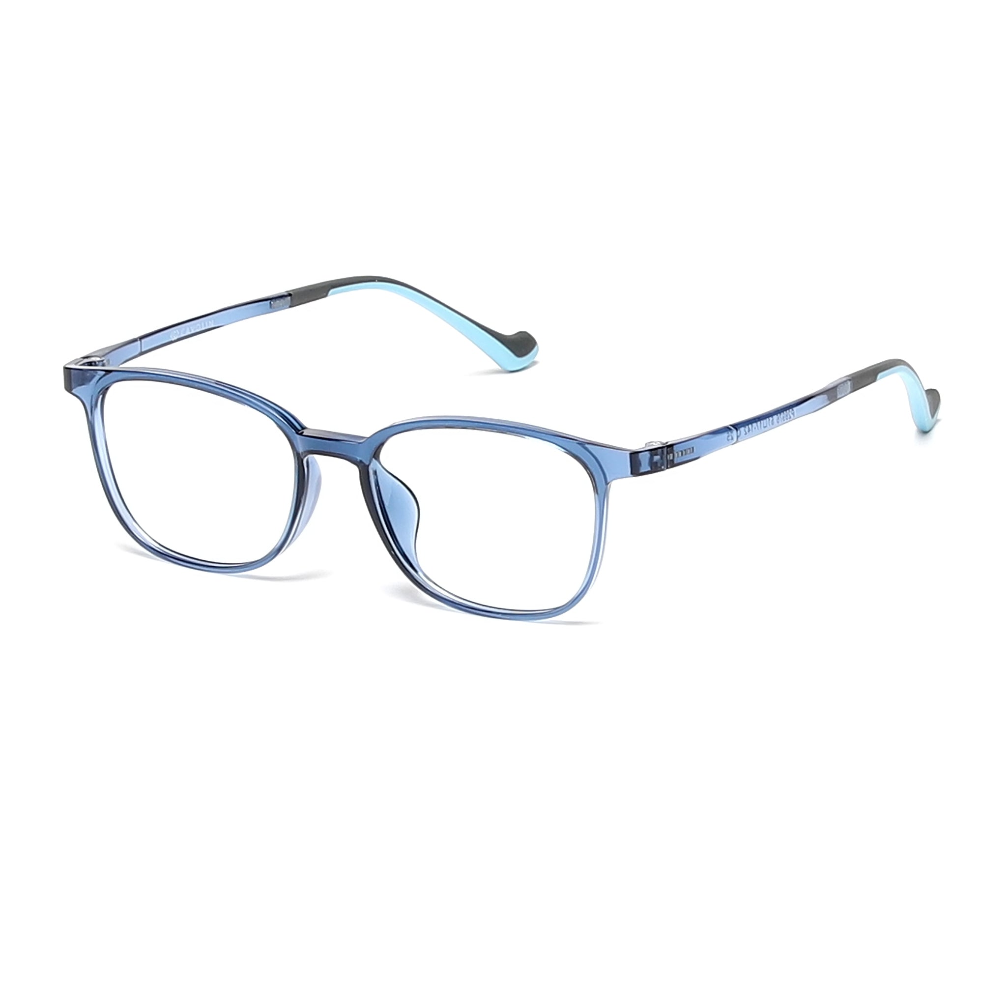 Cavolin Blue Rectangle Eyeglasses
