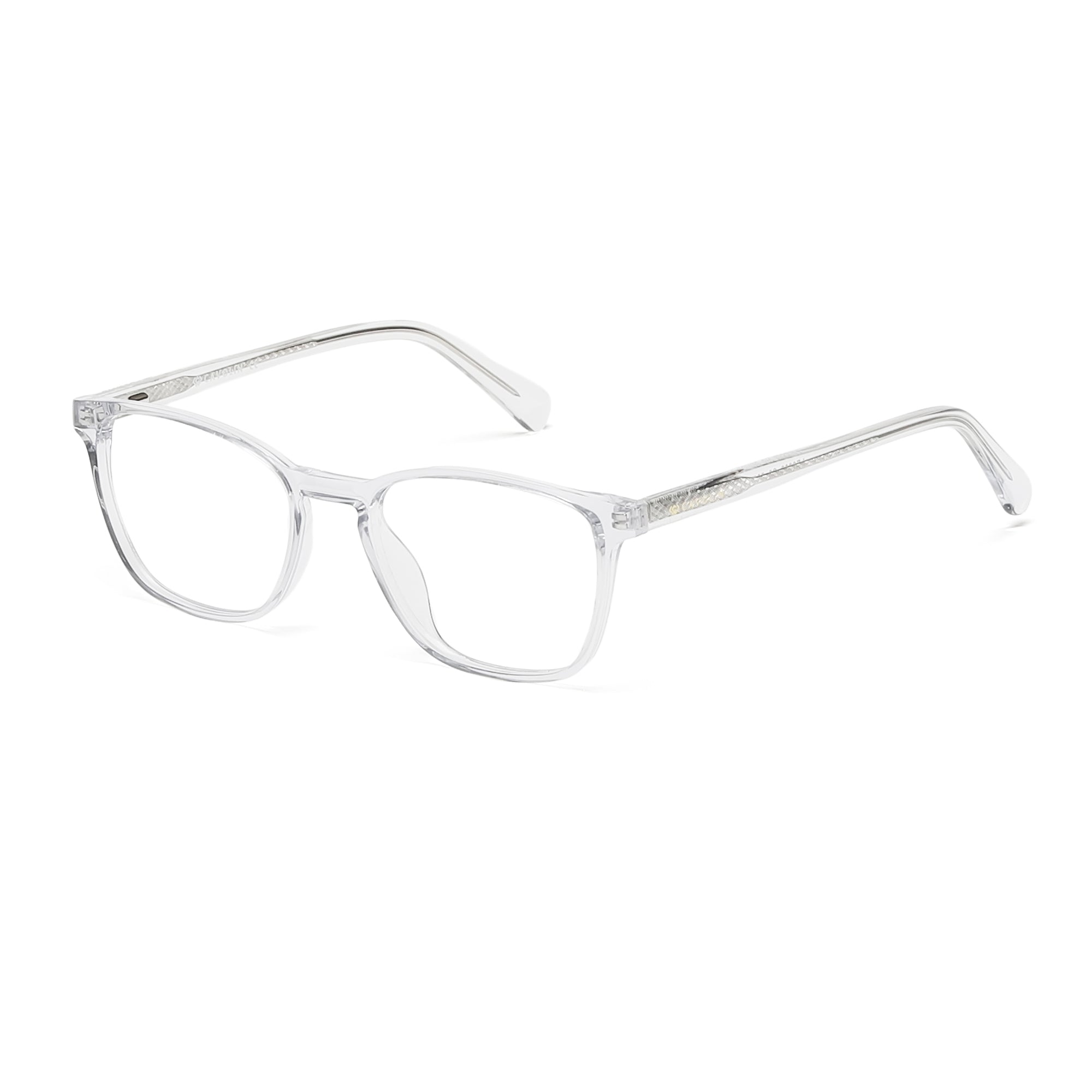 Cavolin Transparent Rectangle Eyeglasses